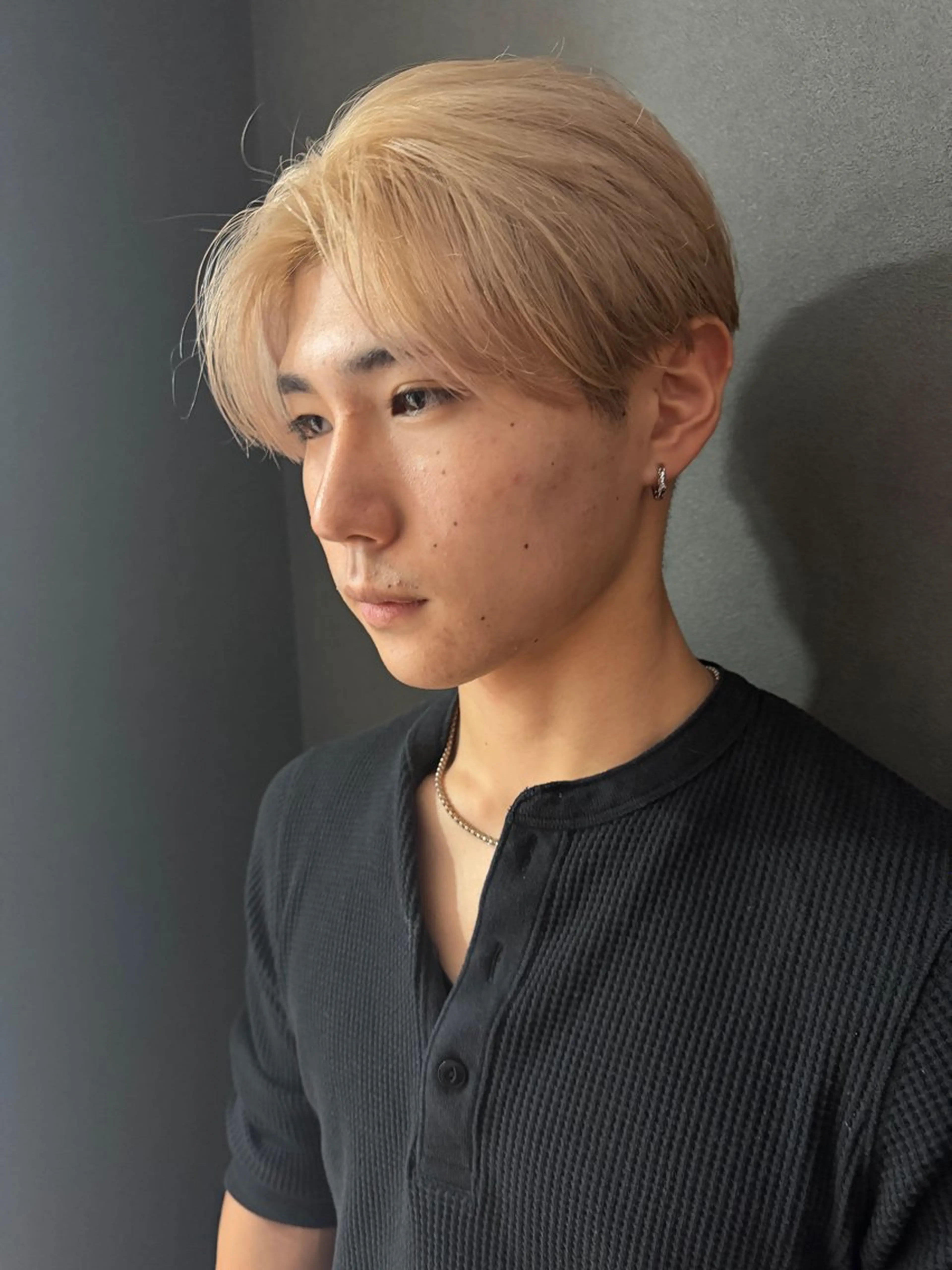 ミディアム カラー メンズ メンズブリーチ ブリーチ ヘアカラー ✨メンズ支持率no1 野上✨のヘアスタイル