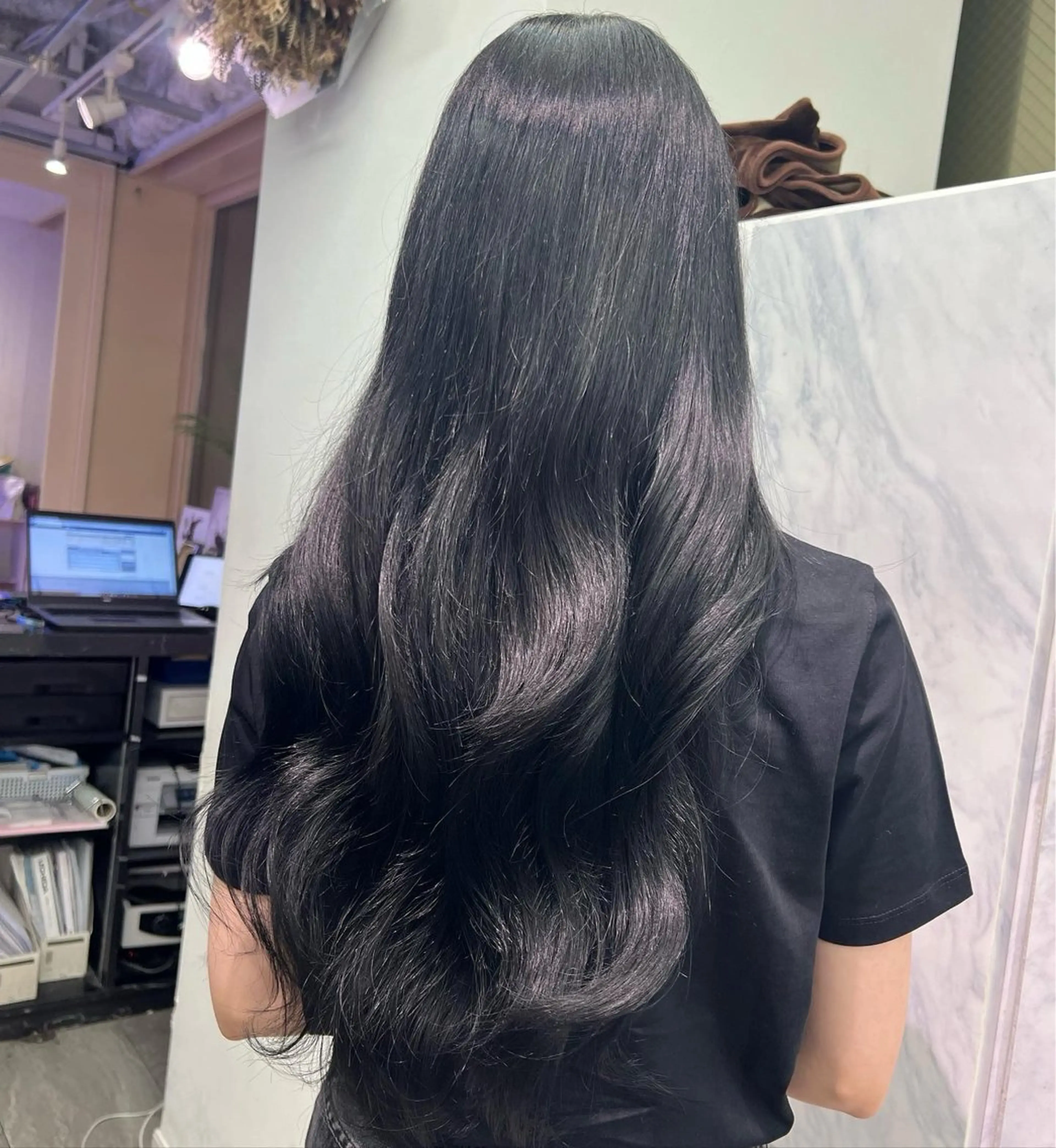 ロング ヘアカラー トリートメント プルエクステ 🖤MIYUのヘアスタイル