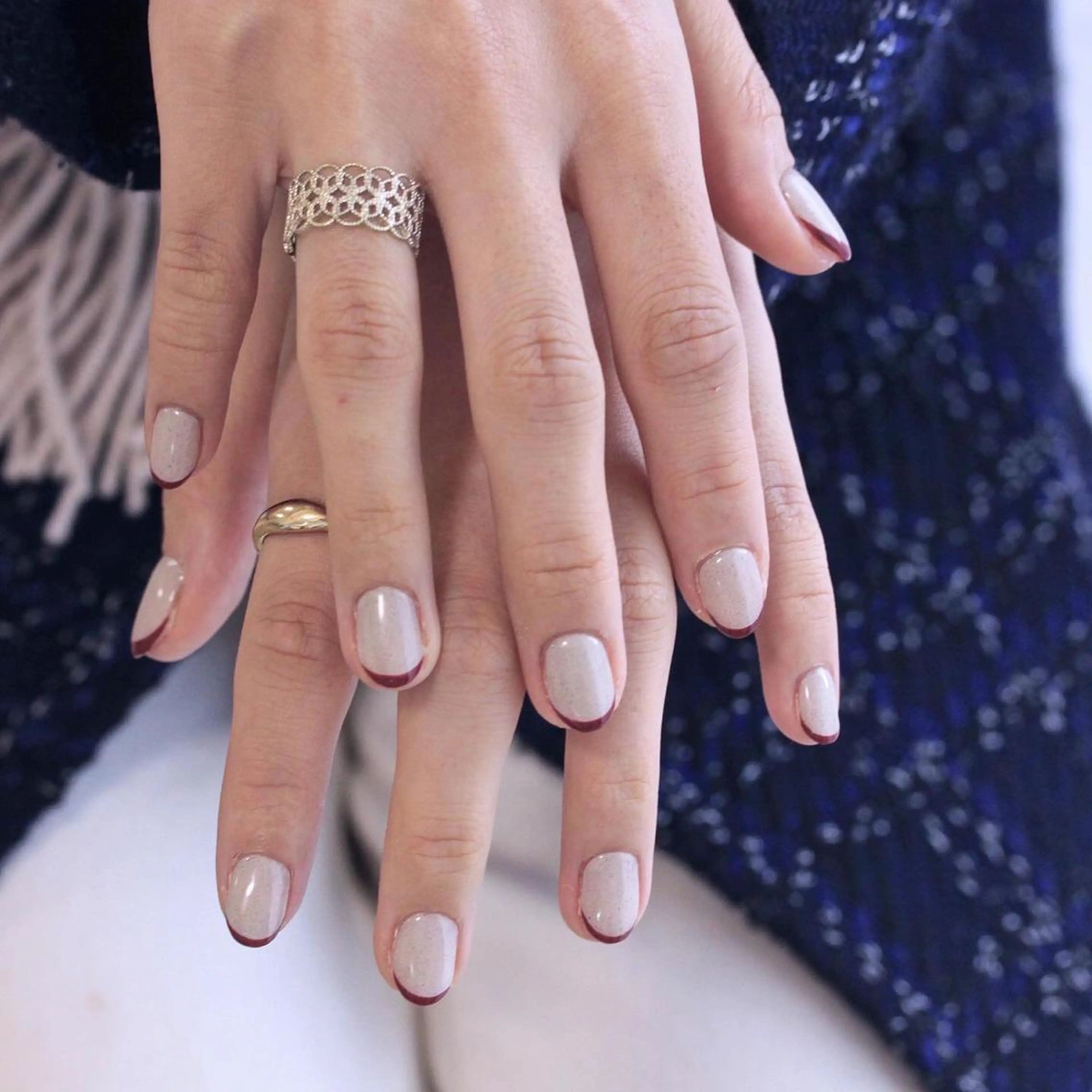 ネイル ボルドー ジェルネイル ハンドネイル Elio 国泰寺のネイルデザイン