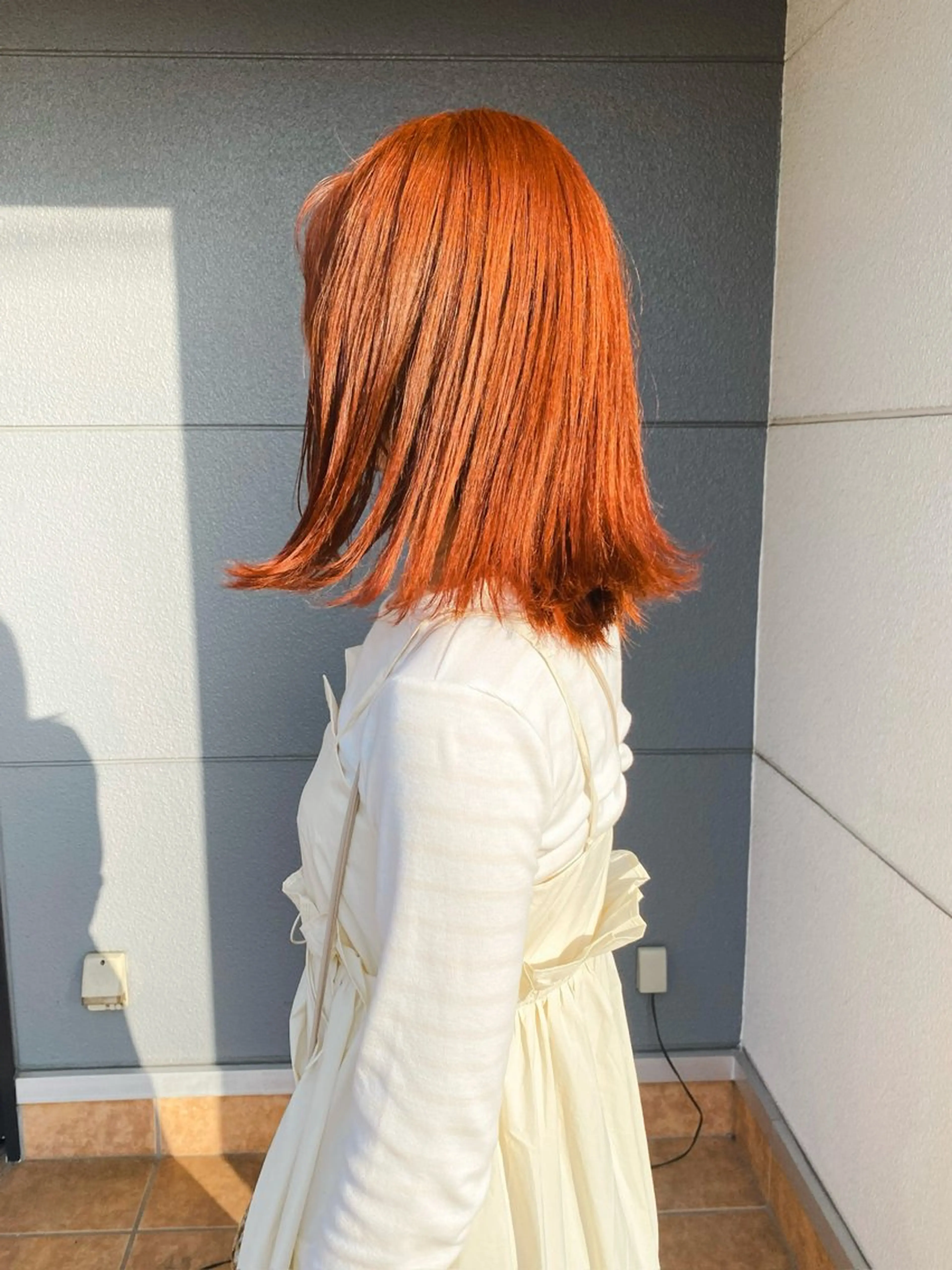 ミディアム カット ヘアカラー トリートメント yuma/ブリーチ なし/透明感/暖色のヘアスタイル