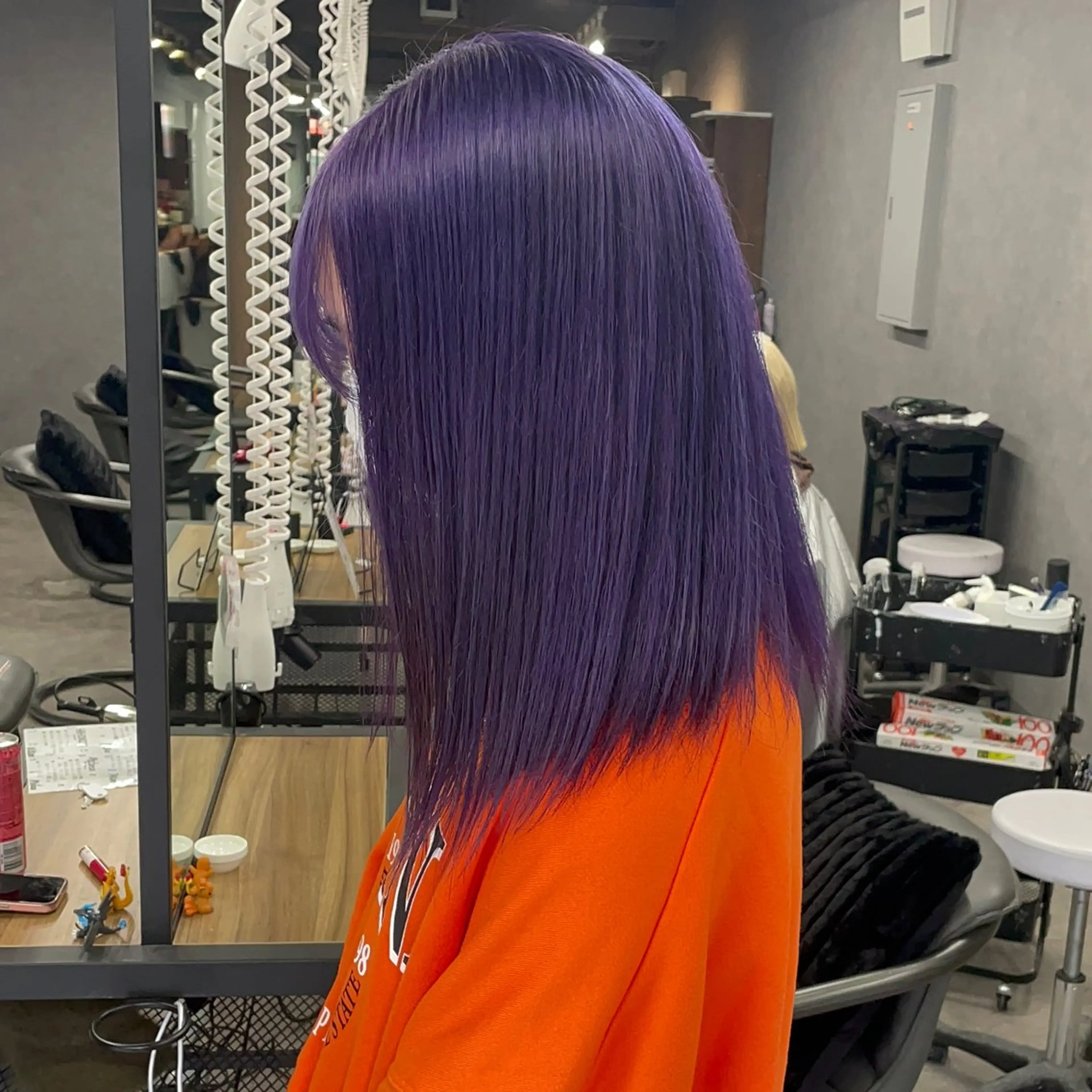 セミロング カット ヘアカラー トリートメント 🌟ハイトーン/ボブ /RYOJU🌟のヘアスタイル