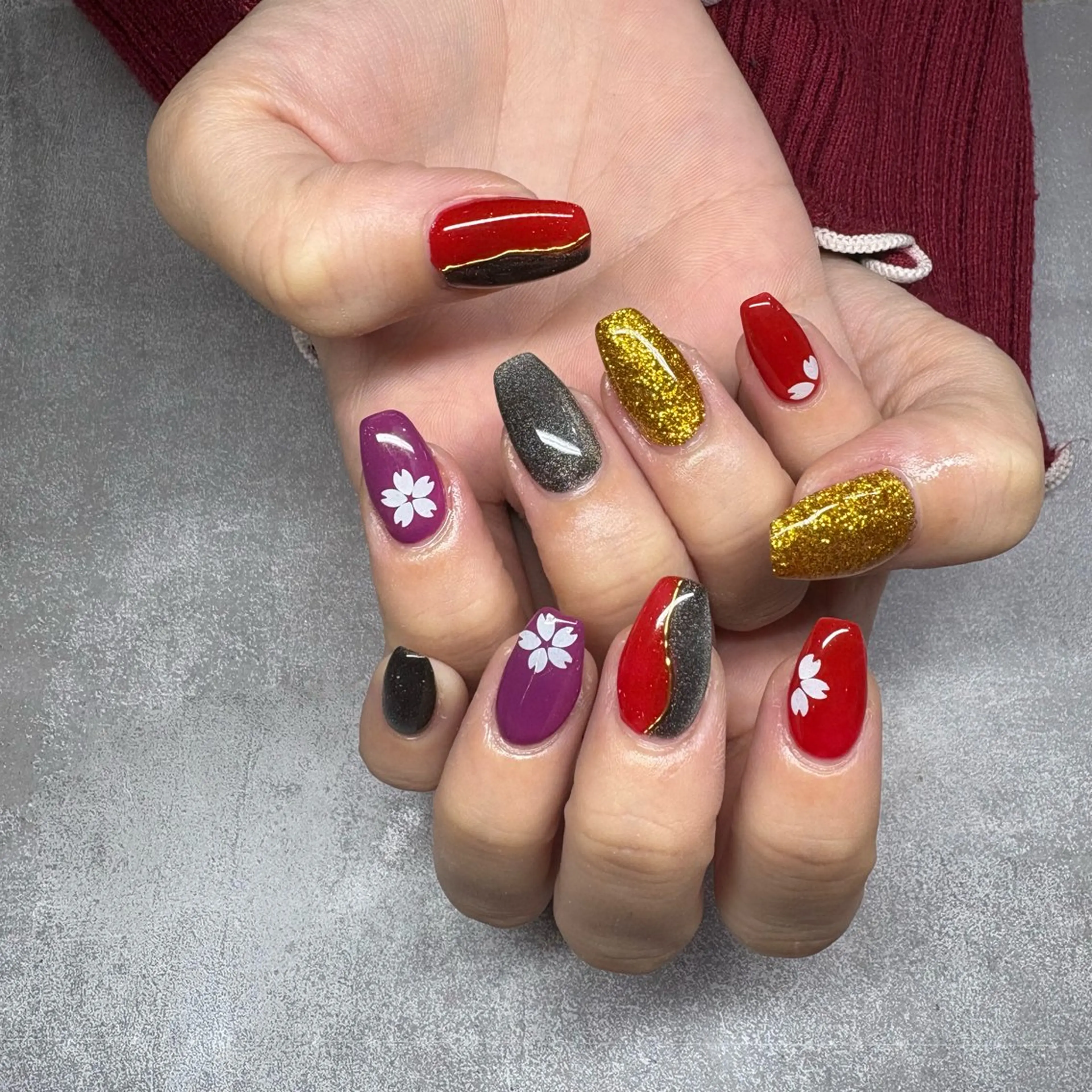 ネイル アンリッシュ新宿店 kousakaのネイルデザイン