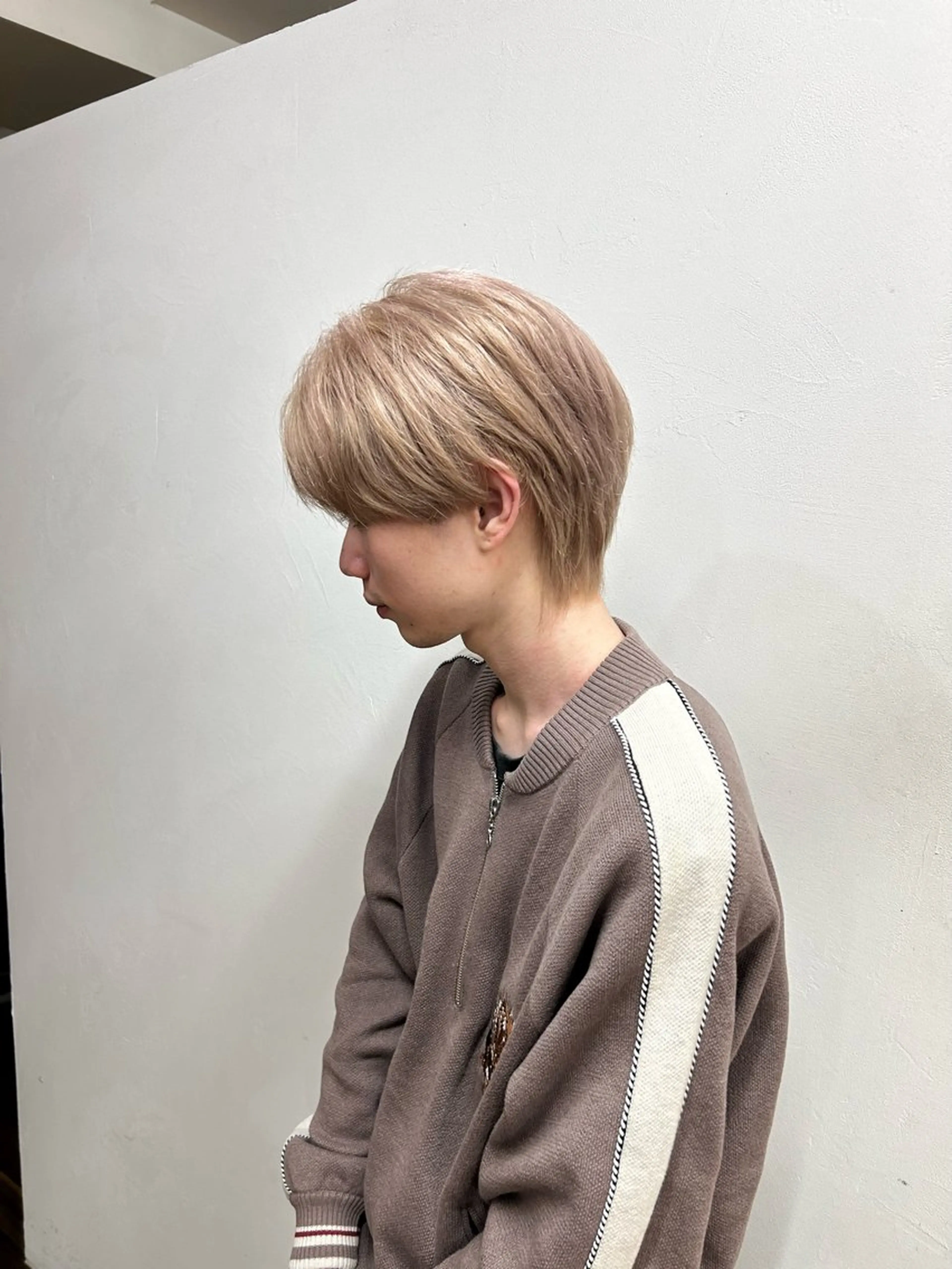 カラー メンズ メンズハイトーン ハイトーンカラー げん/梅田美容室 中崎町美容室のヘアスタイル