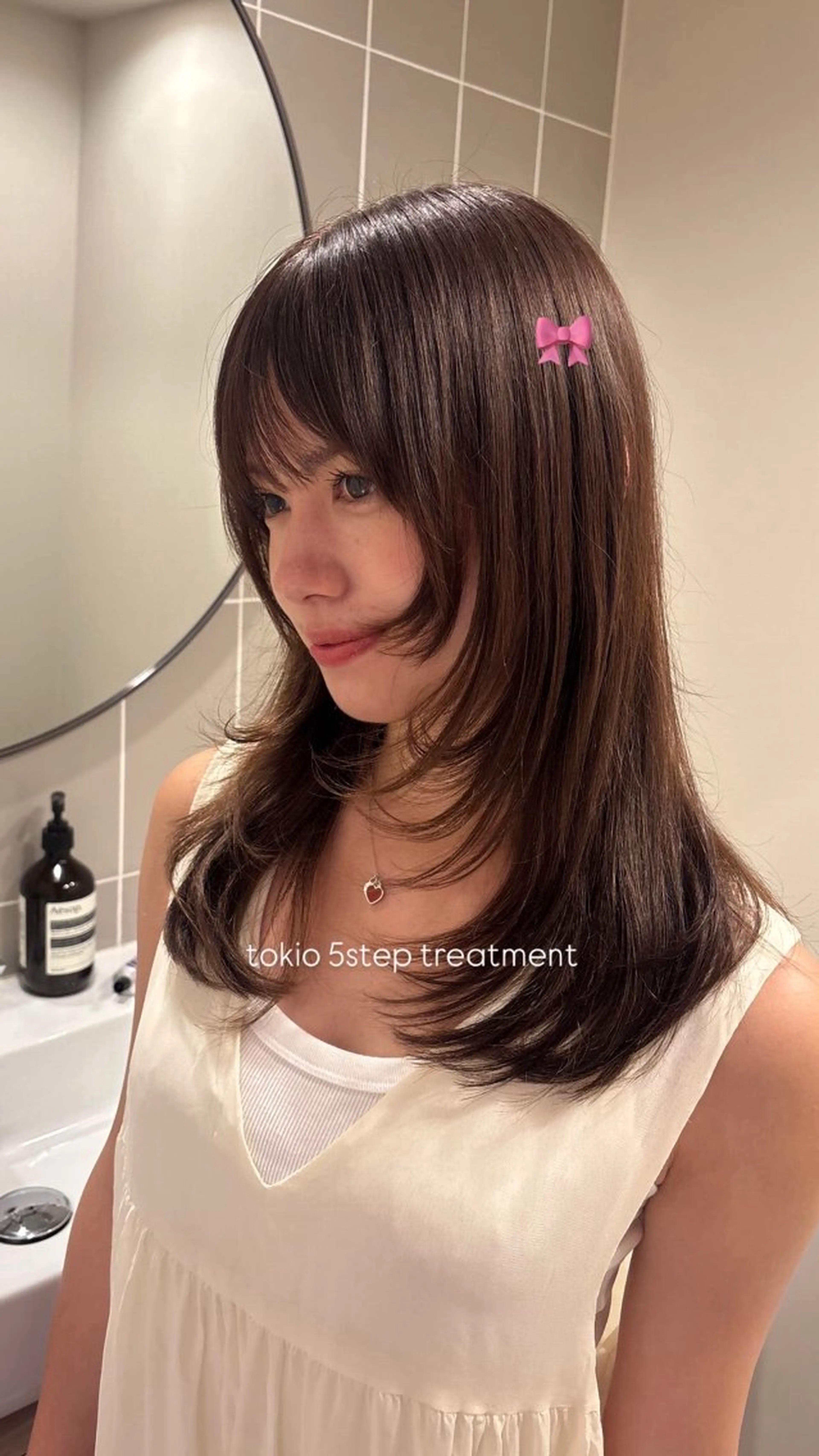 山本 あのんのヘアスタイル