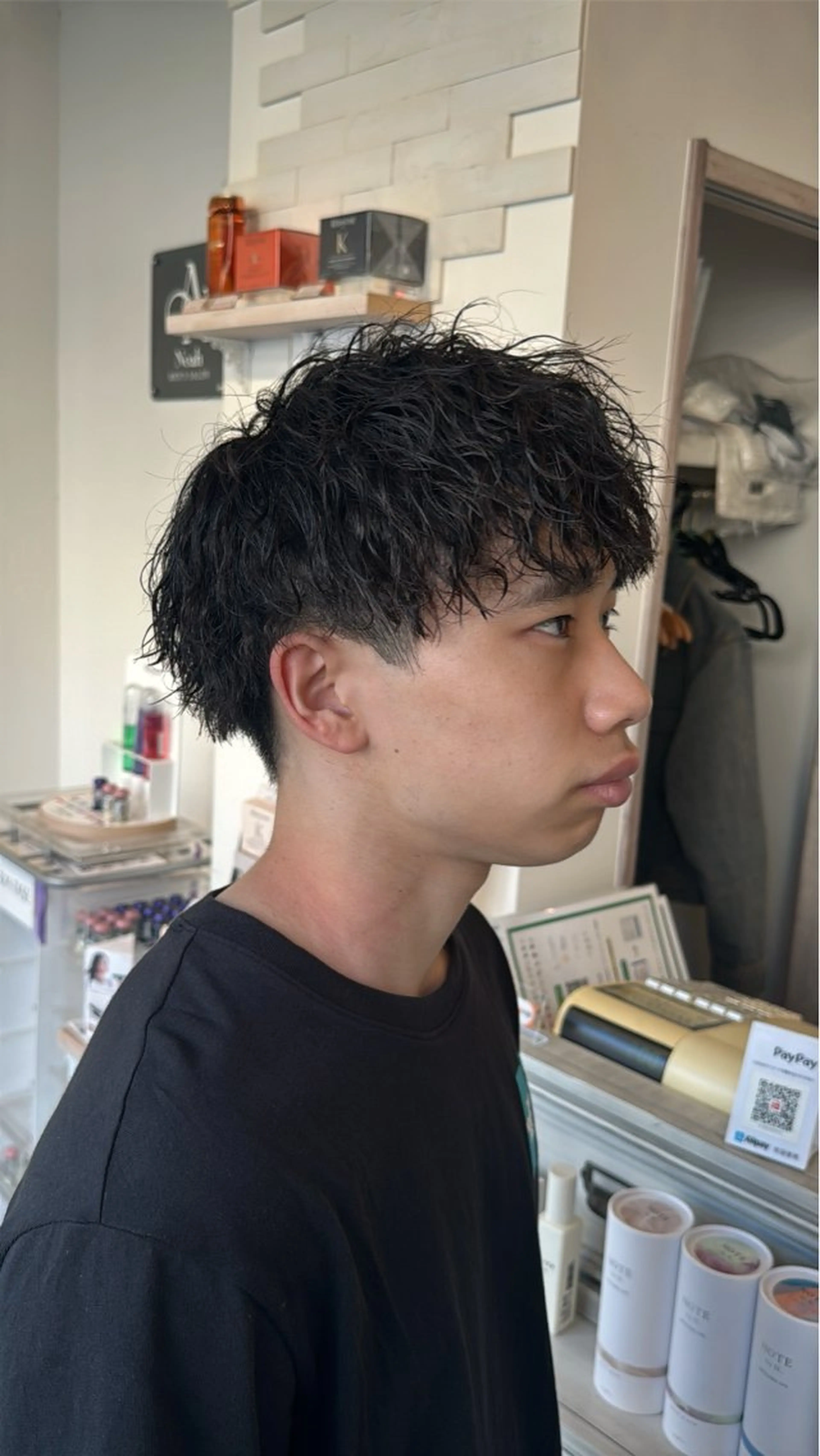 パーマ メンズ カット パーマ ダブルカラー/ メンズパーマ🫧中村のヘアスタイル