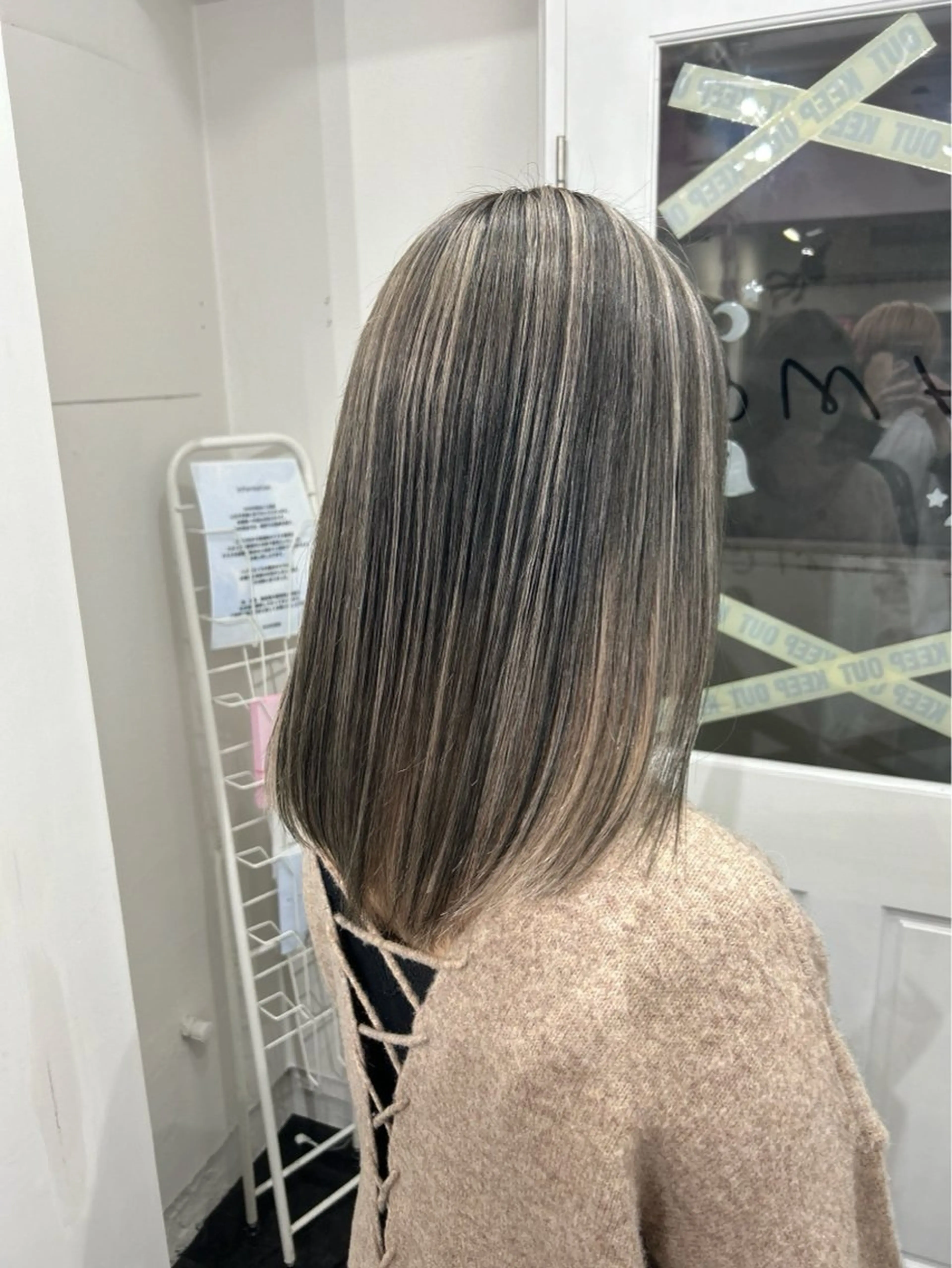 ロング 抜け感/ワンカラー/ 明大前/桑田のヘアスタイル