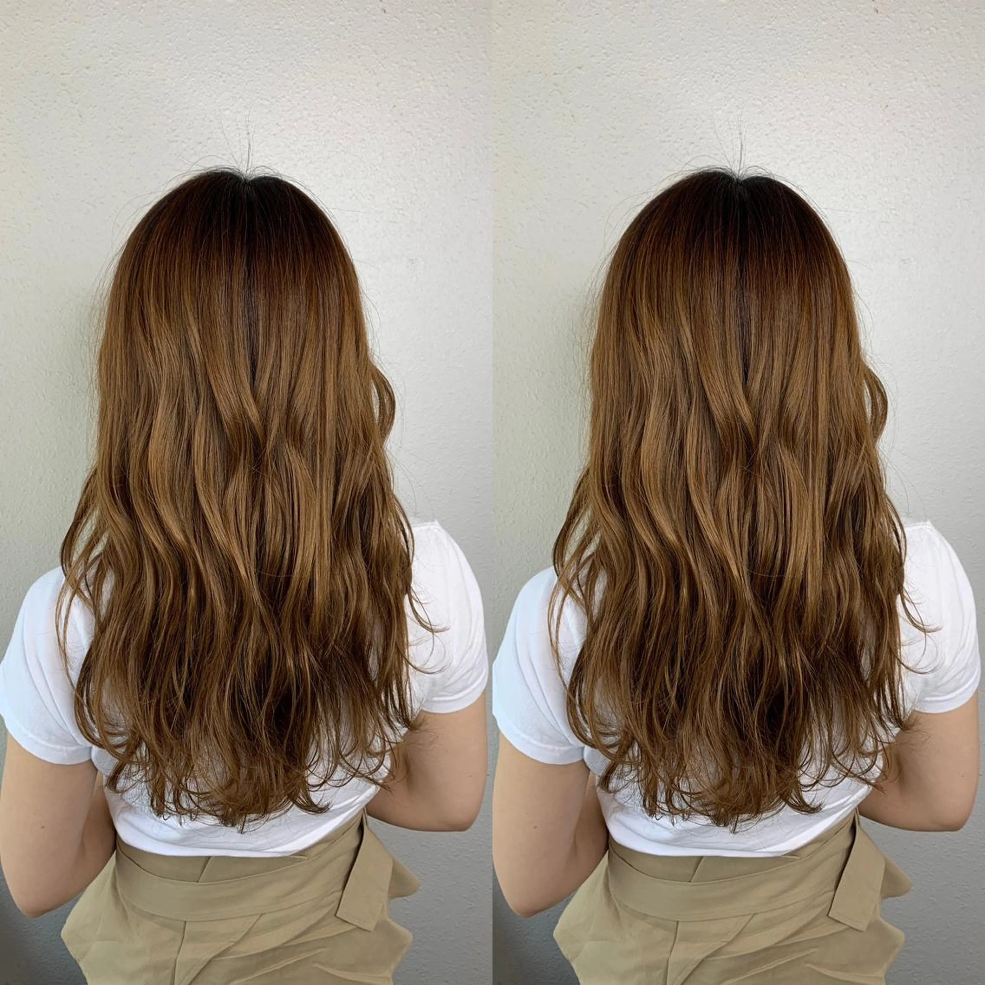 セミロング カラー ベージュカラー 似合わせ/ブリーチ カラー.岡田友仁のヘアスタイル