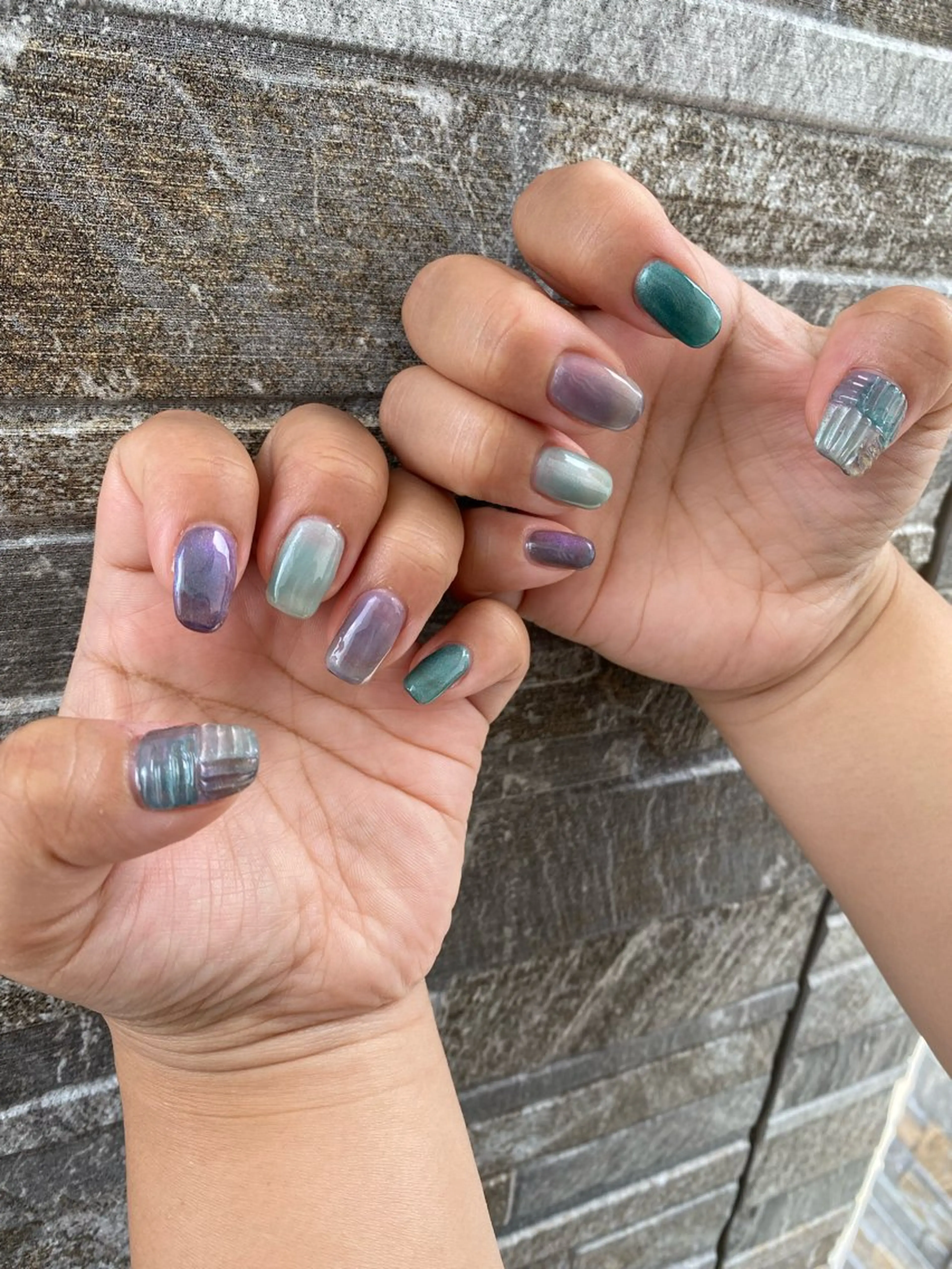 ネイル マグネットネイル ハンドネイル 自宅サロン FeelFreeのマツエク・マツパデザイン