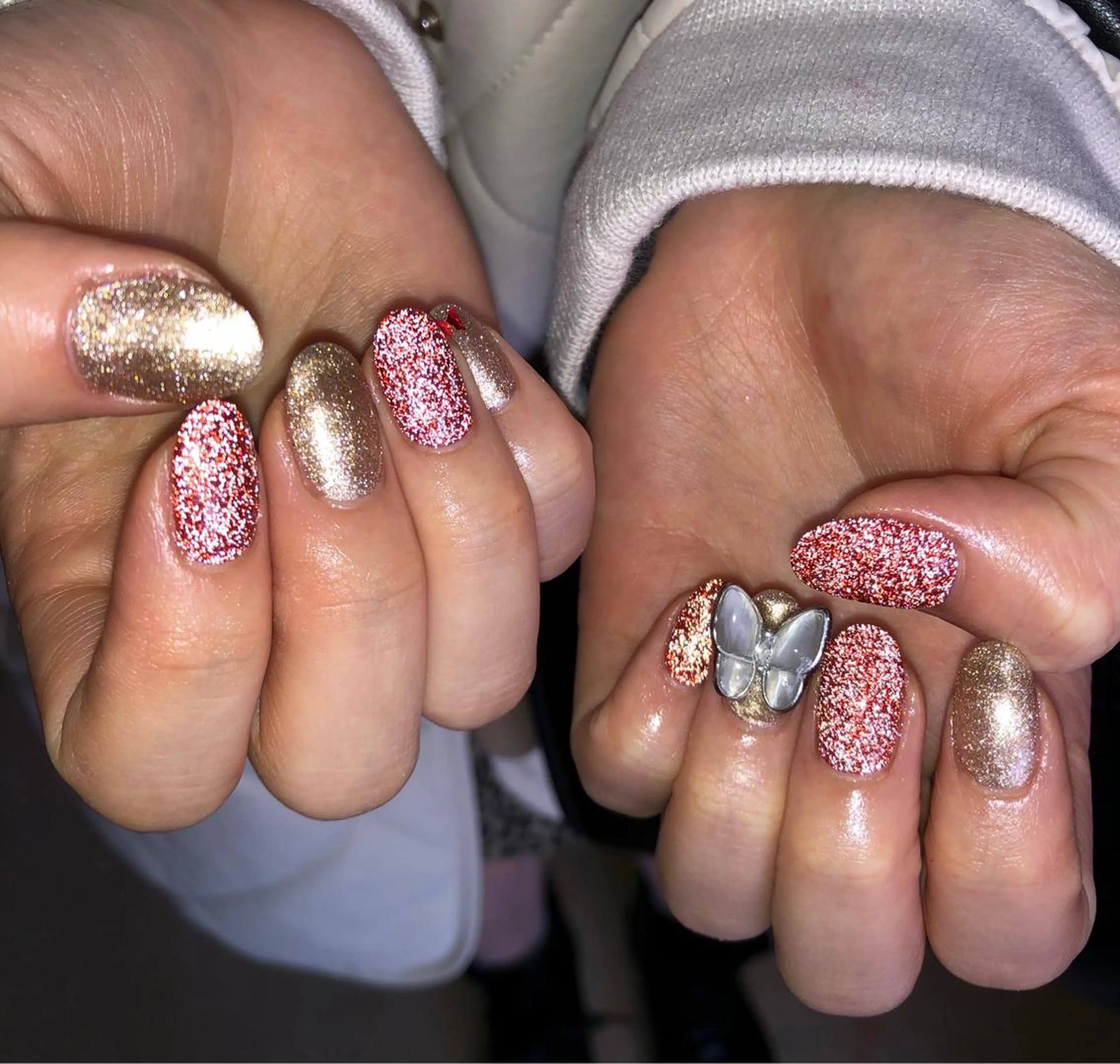 ネイル ハンドネイル パラあり！フィルイン 美フォルムのネイルデザイン