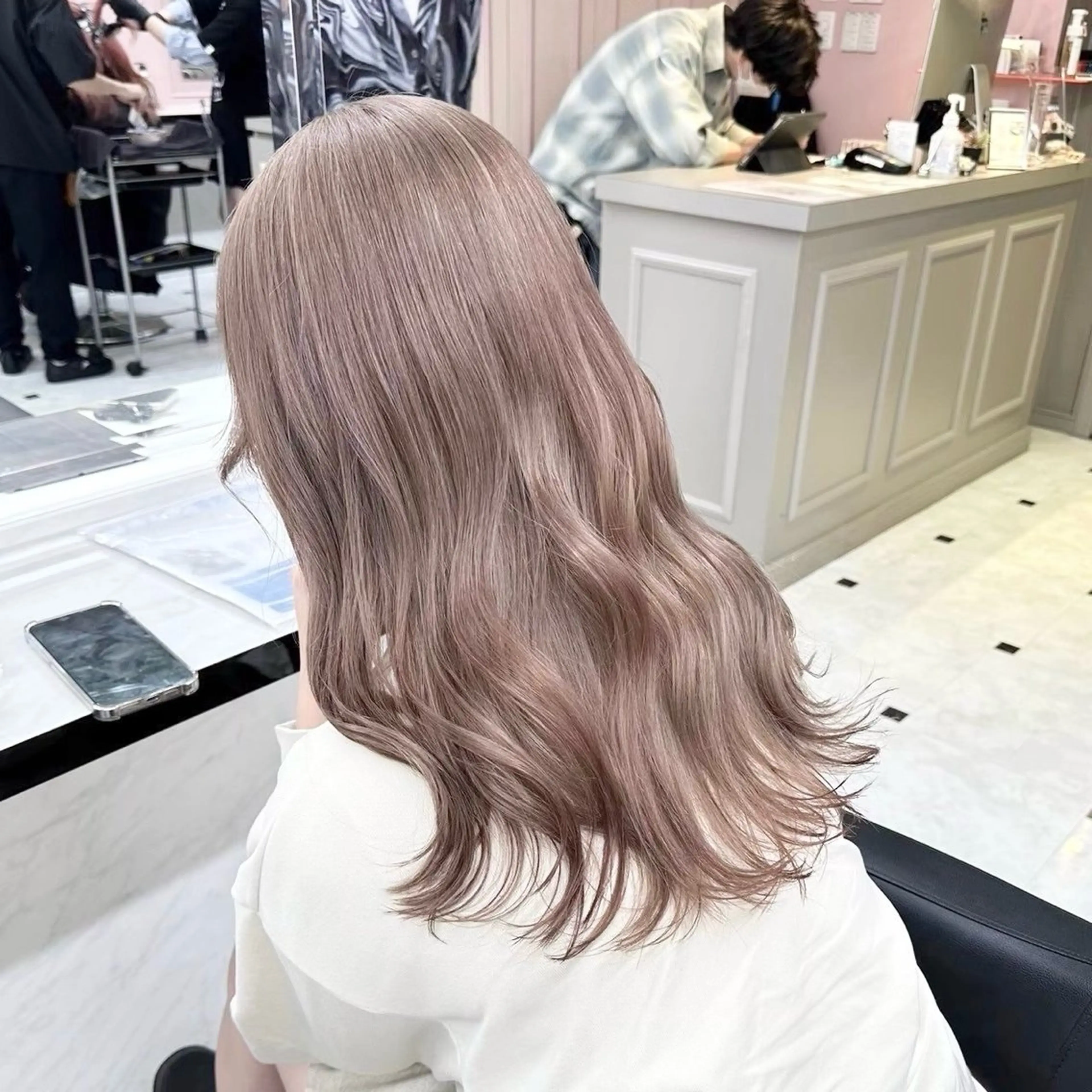 カラー ヘアカラー うる艶モテ髪🪄⭐︎ 💗Manaka💗のヘアスタイル