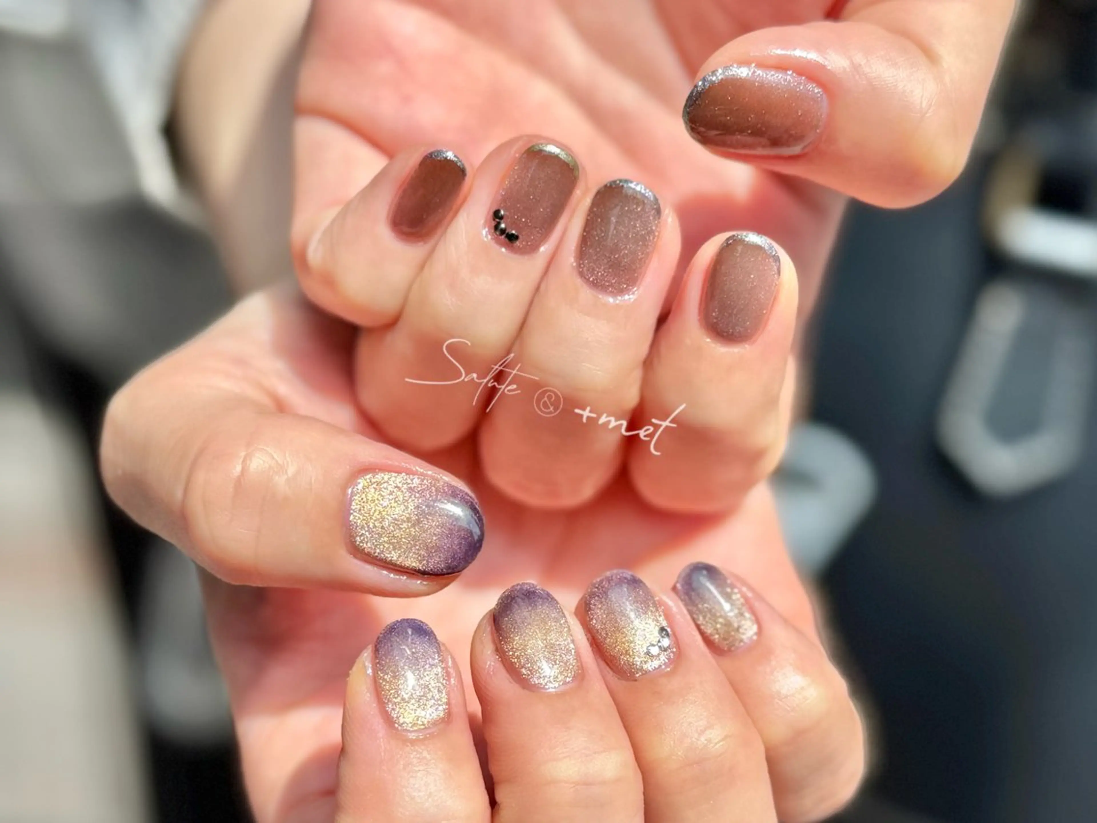 ネイル アートネイル ハロウィン ニュアンスネイル オフィスネイル ワンカラーネイル Refine ネイリスト　坂本のネイルデザイン