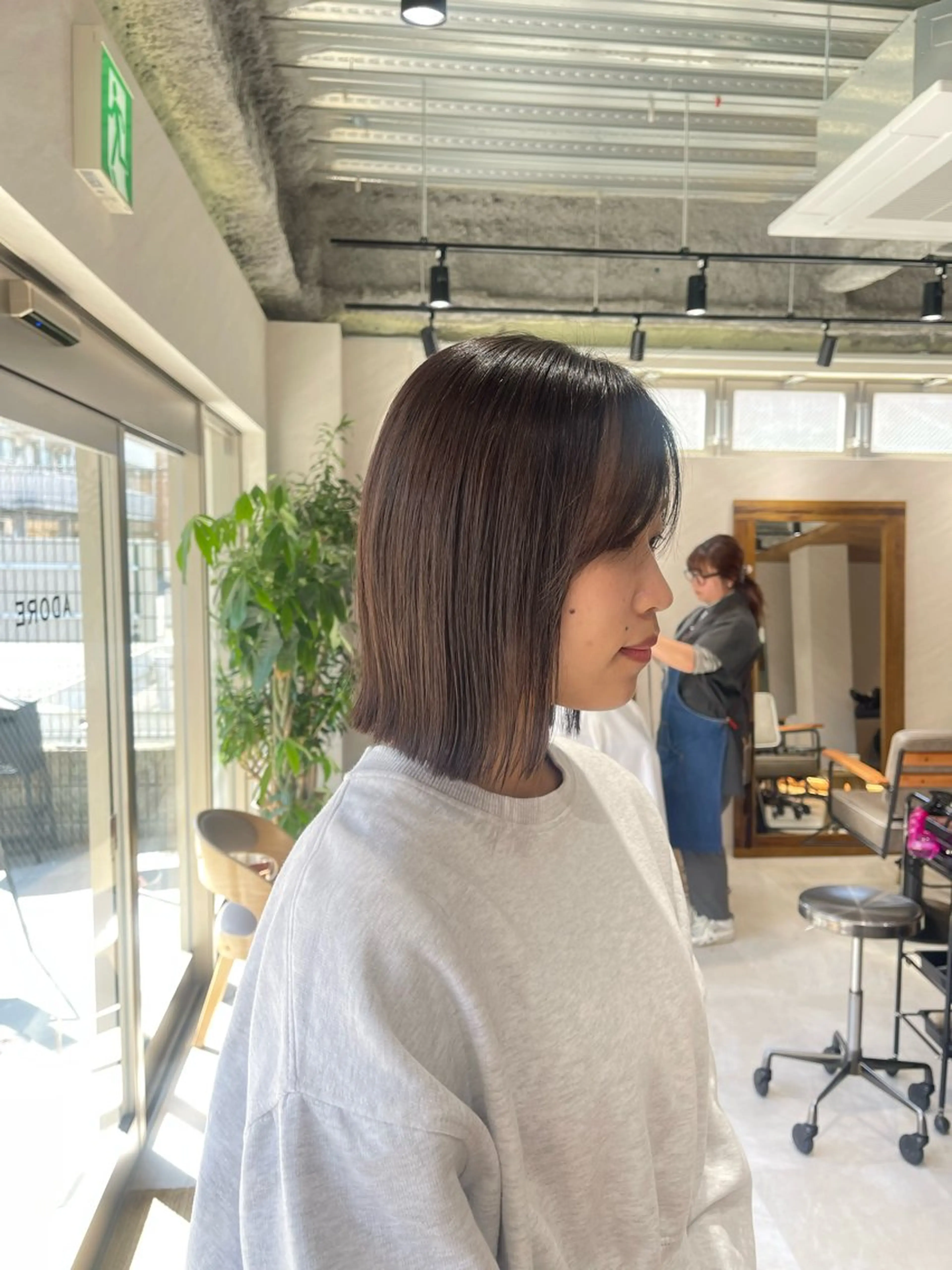 ミディアム カラー 🩵ボブ/レイヤー /髪質改善🩵のヘアスタイル