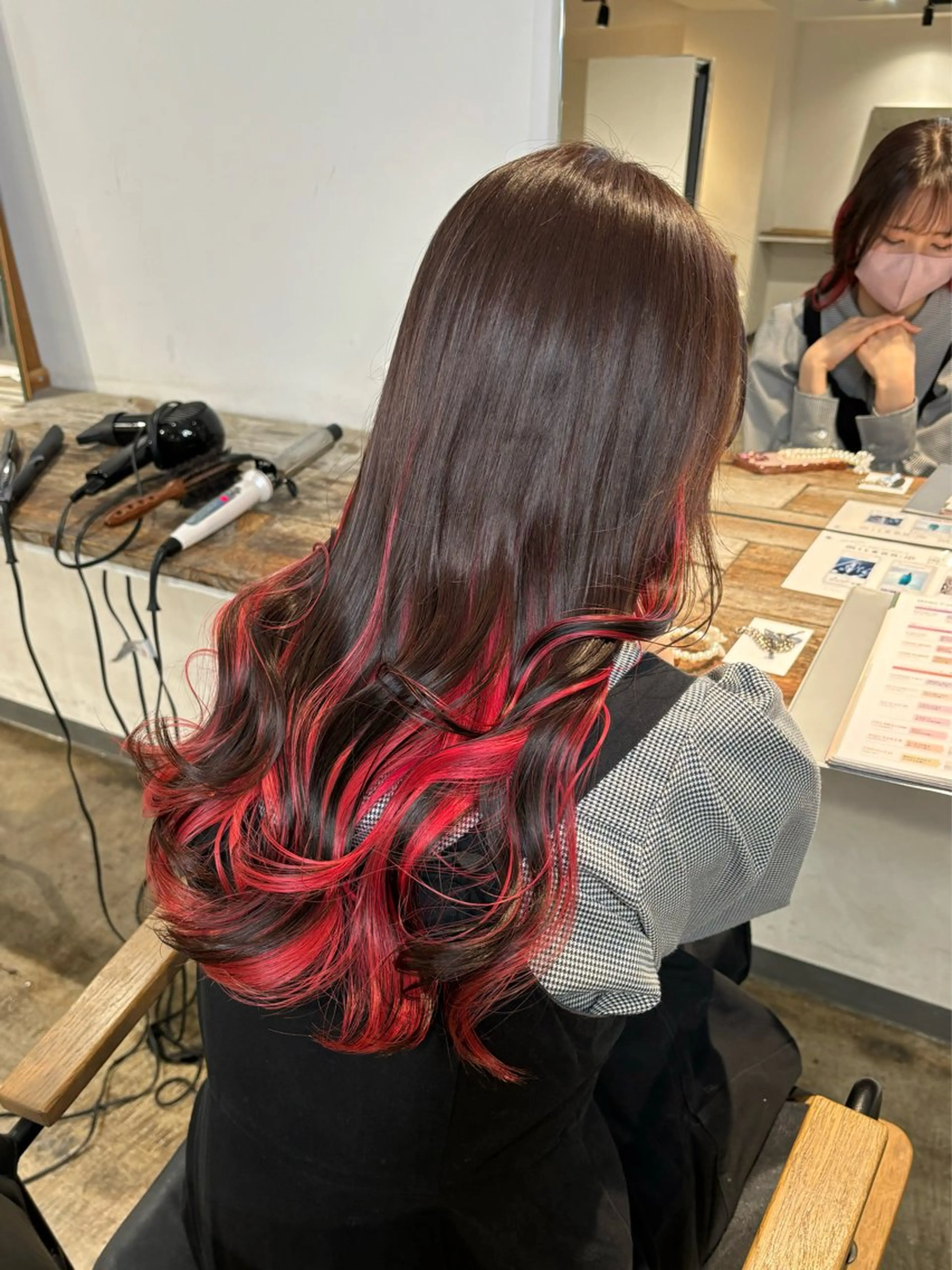 カラー 💫miyu💫デザ インカラー/アレンジのヘアスタイル