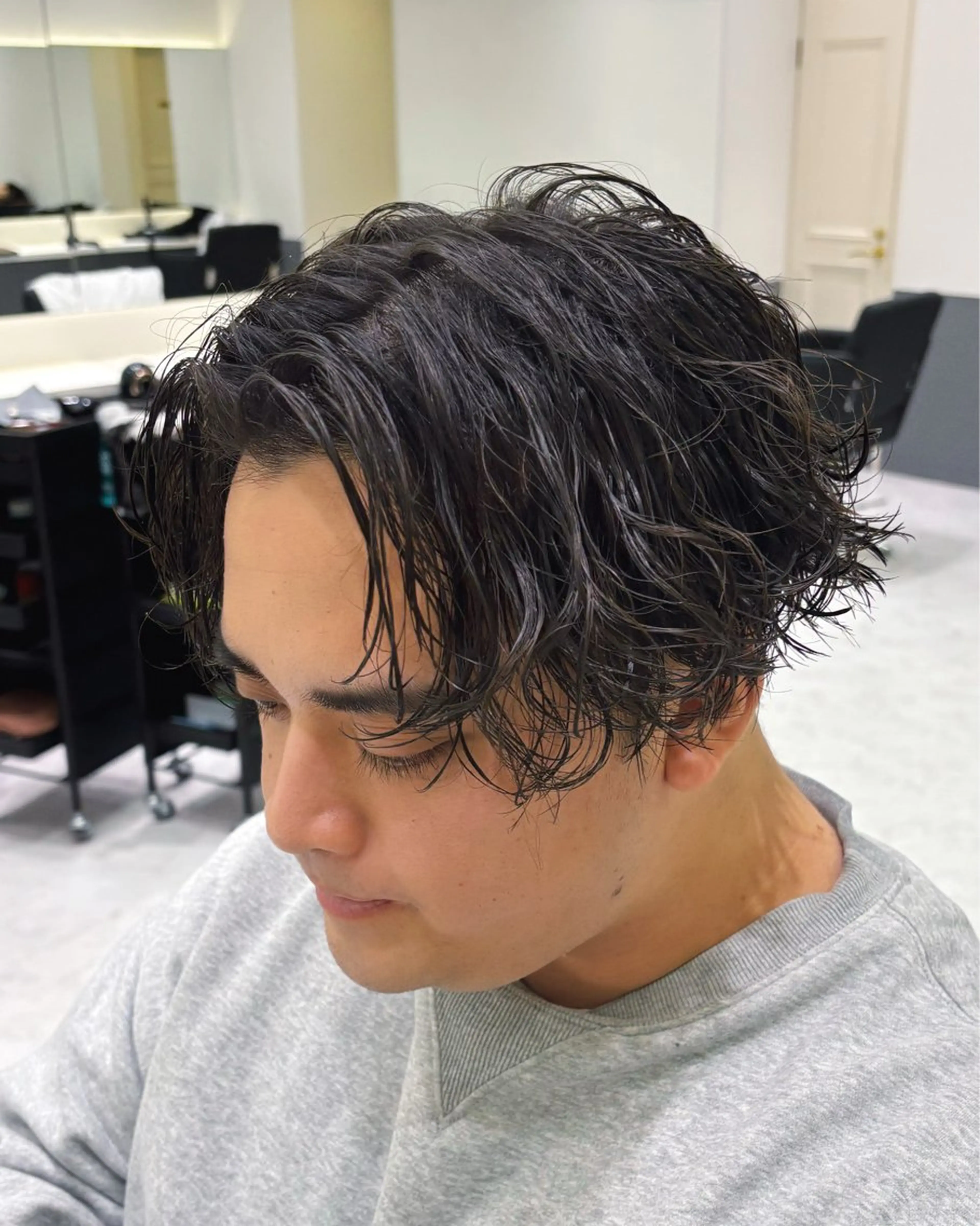 パーマ メンズ メンズパーマ 波巻きパーマ 常原悠希 メンズ特化のヘアスタイル