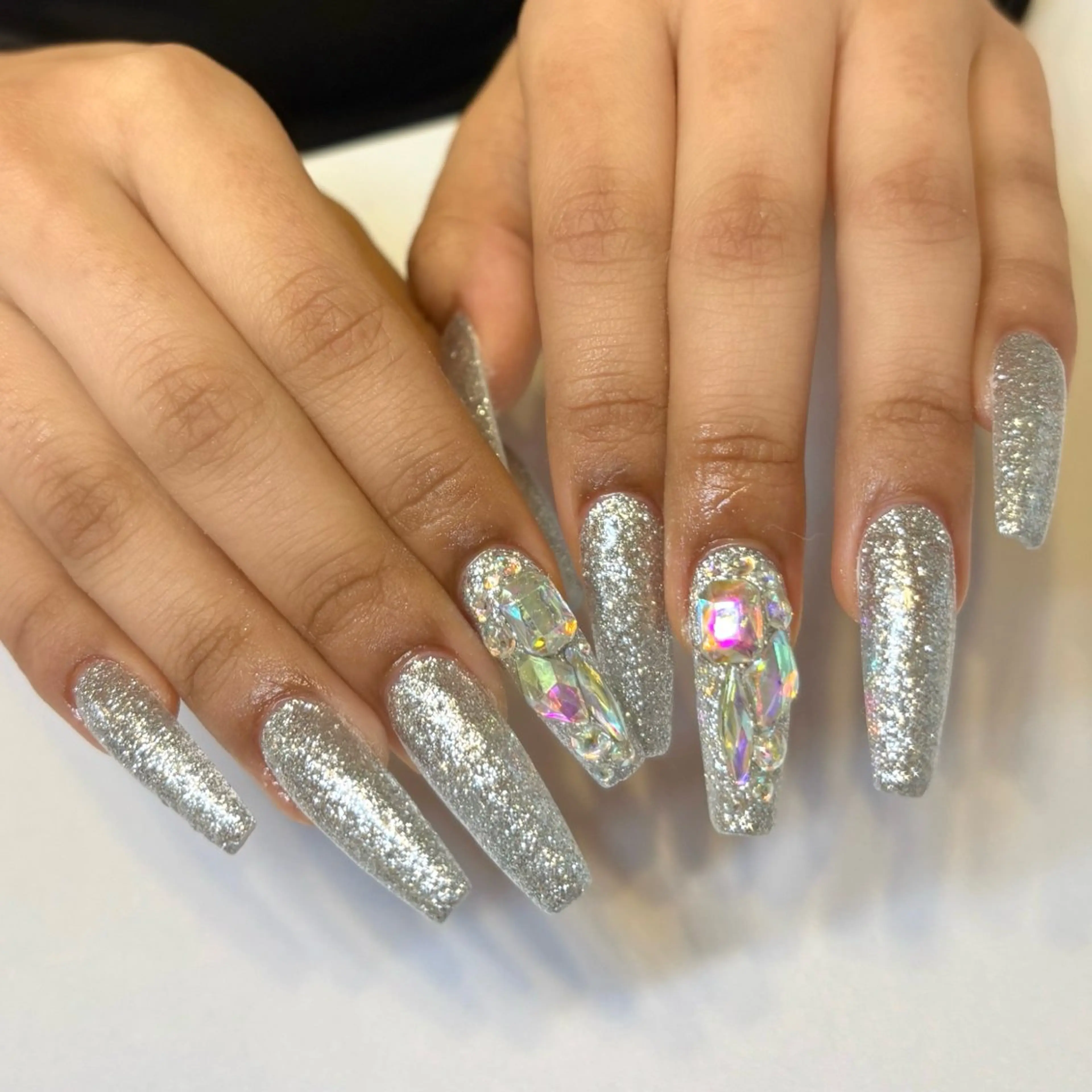 ネイル ハンドネイル ️🩵Merci Miyu 南堀江️のネイルデザイン