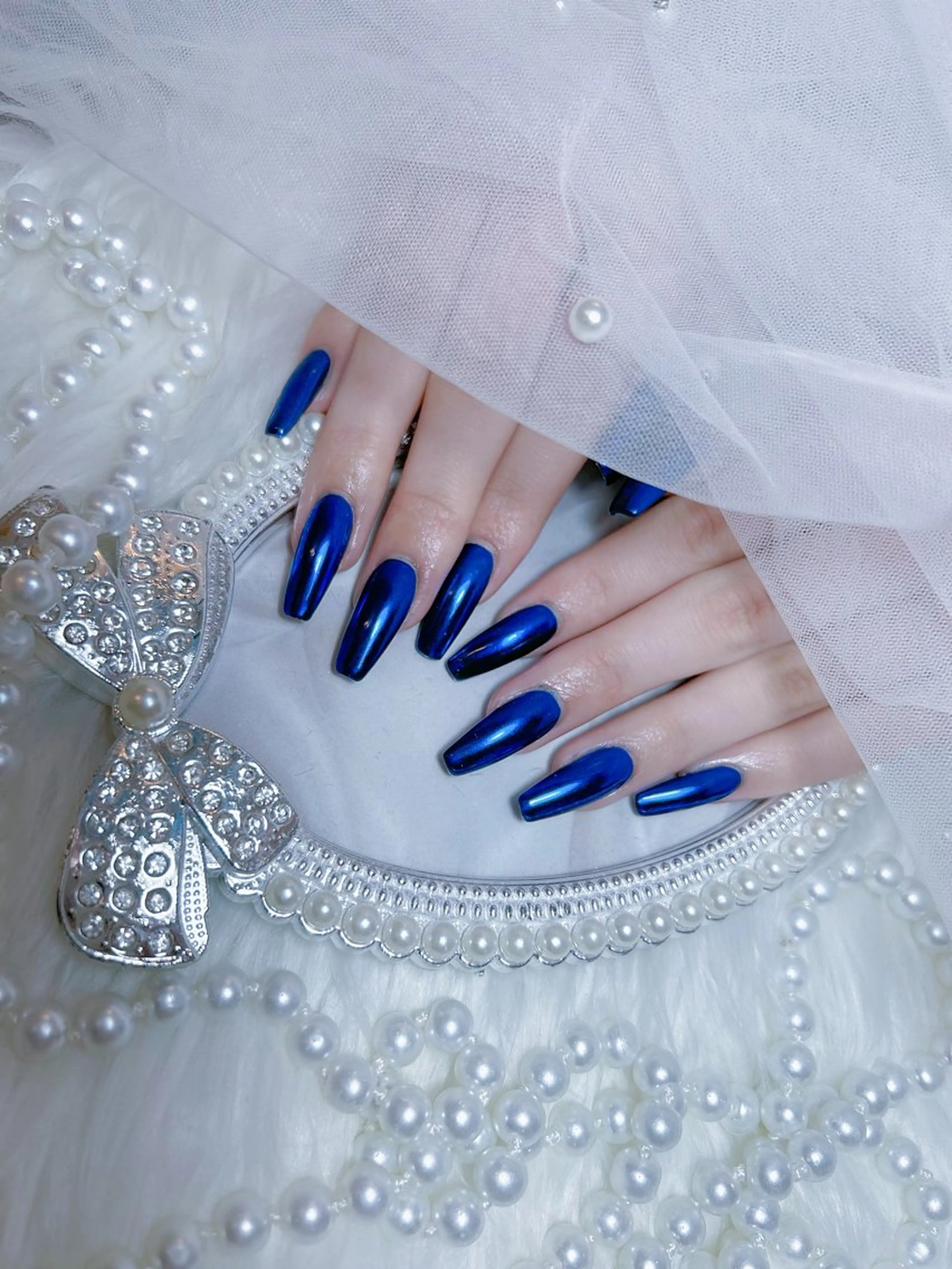 ネイル ハンドネイル Yudia🩵 Yuiのネイルデザイン