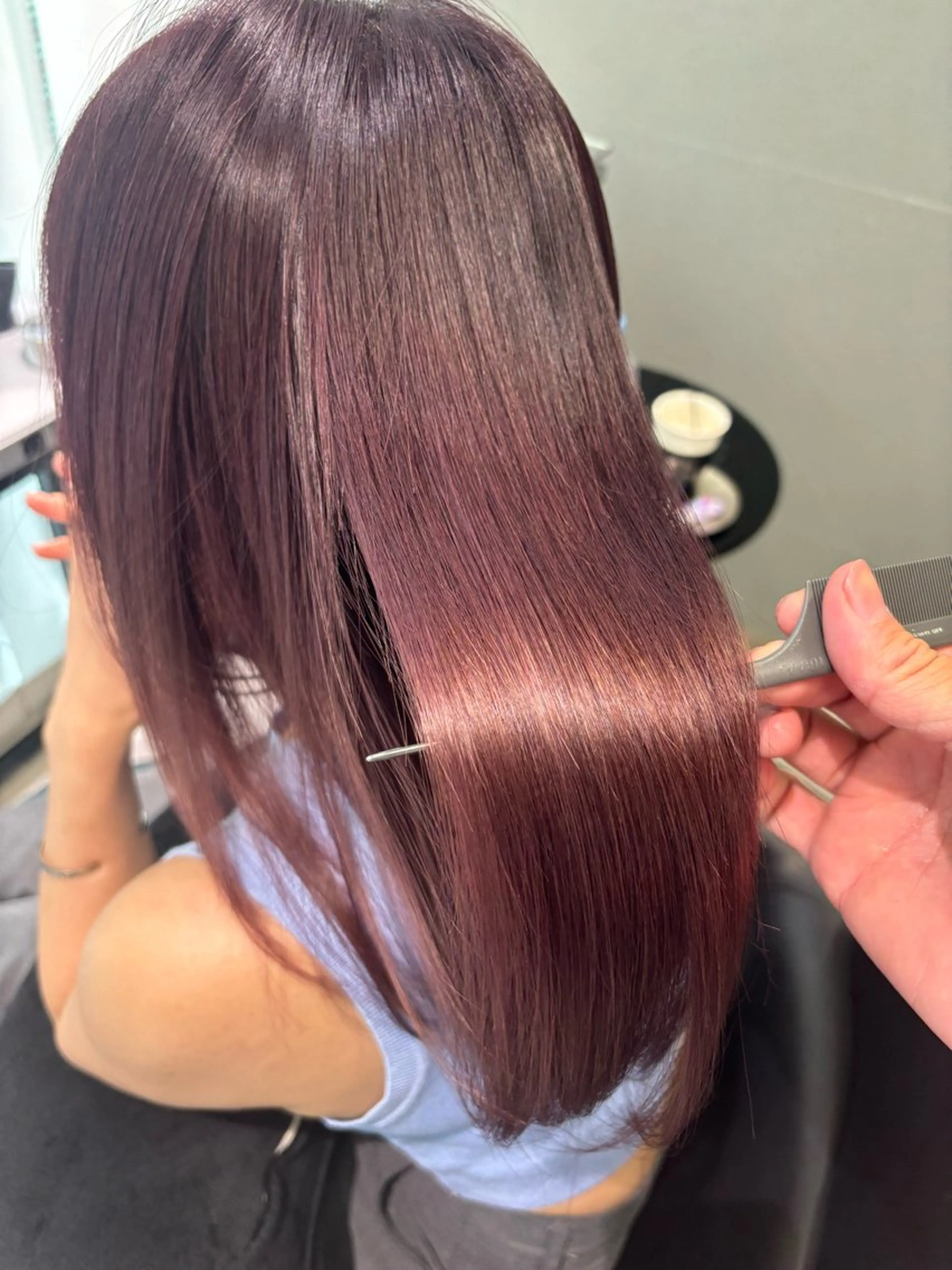 セミロング カット ヘアカラー トリートメント 🫧髪質改善🫧 佐々木隆誠のヘアスタイル