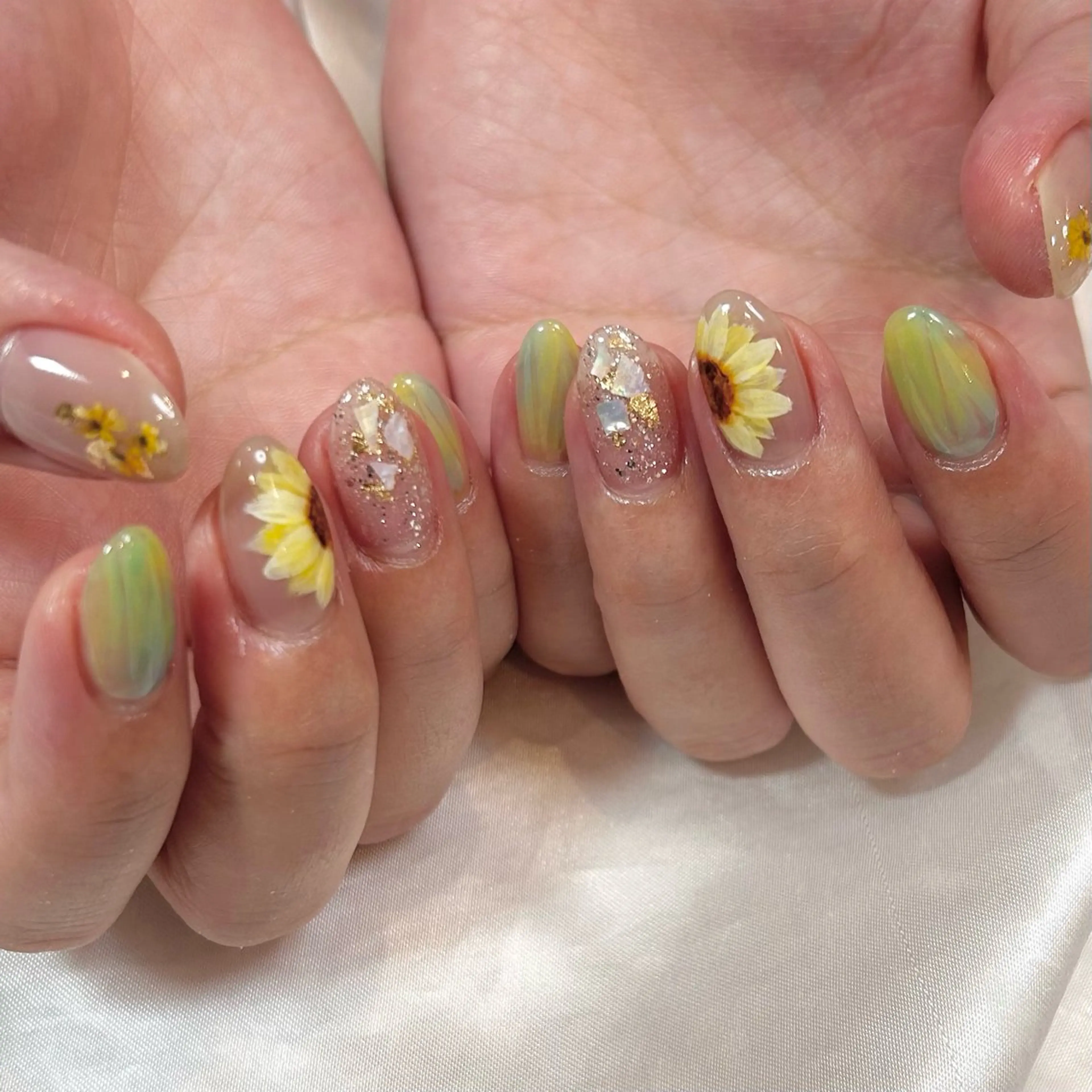 ネイル ハンドネイル ネイリストUSUI♡ パラジェルフィルインのネイルデザイン