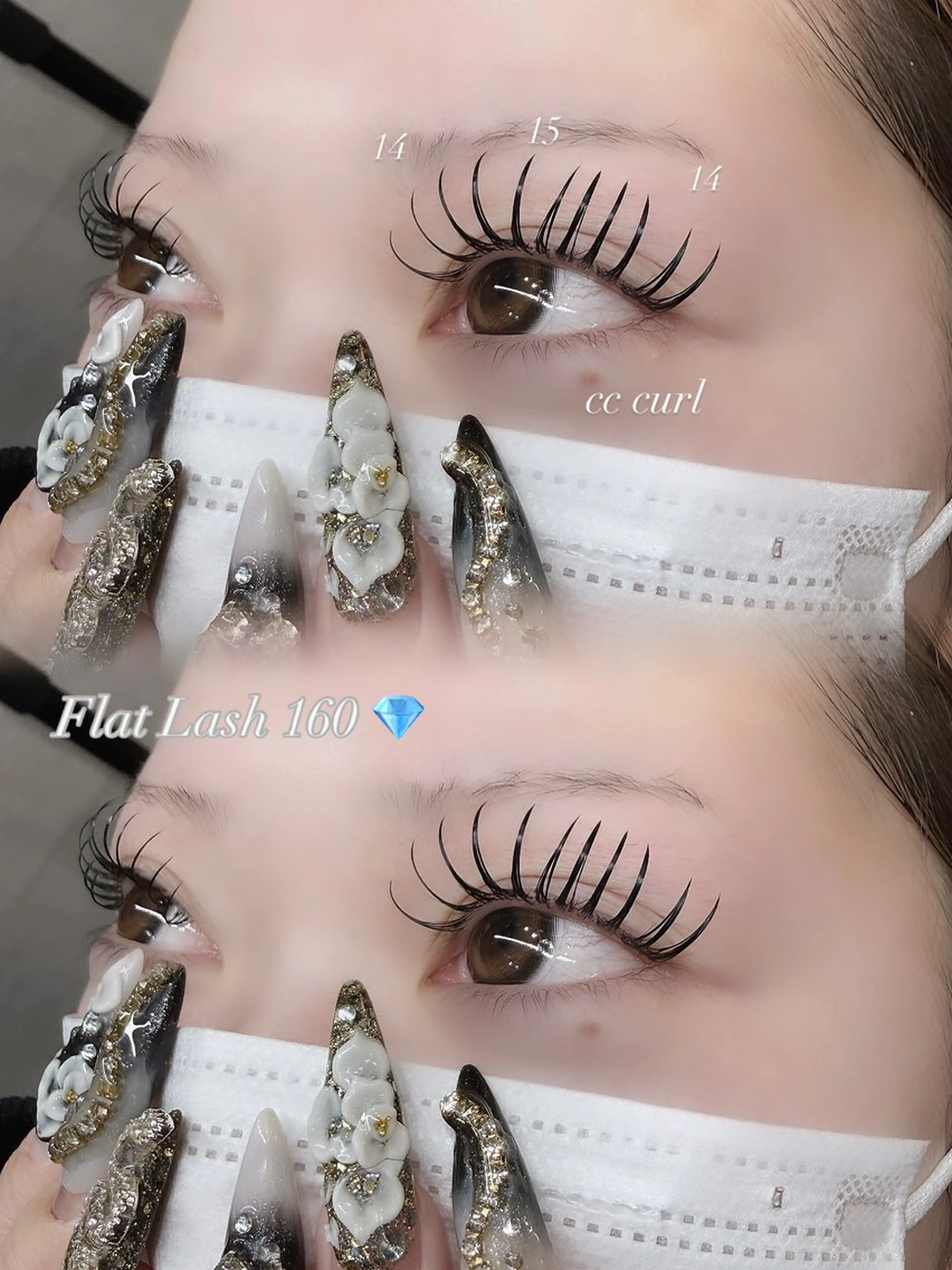 マツエク・マツパ マツエク BaseMent eYeSPOTのマツエク・マツパデザイン