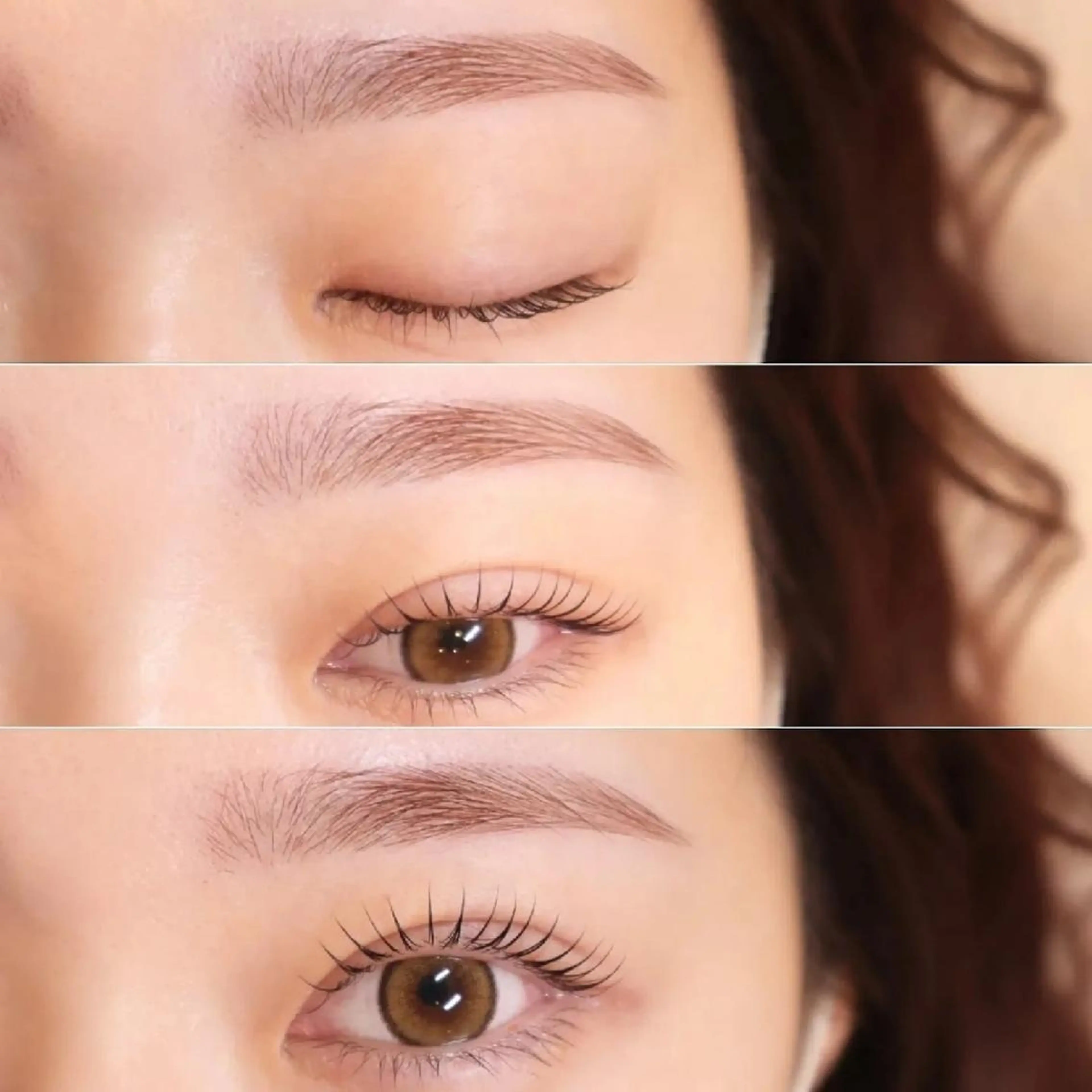 まつげパーマ　練習モデル　ラッシュリフトの写真