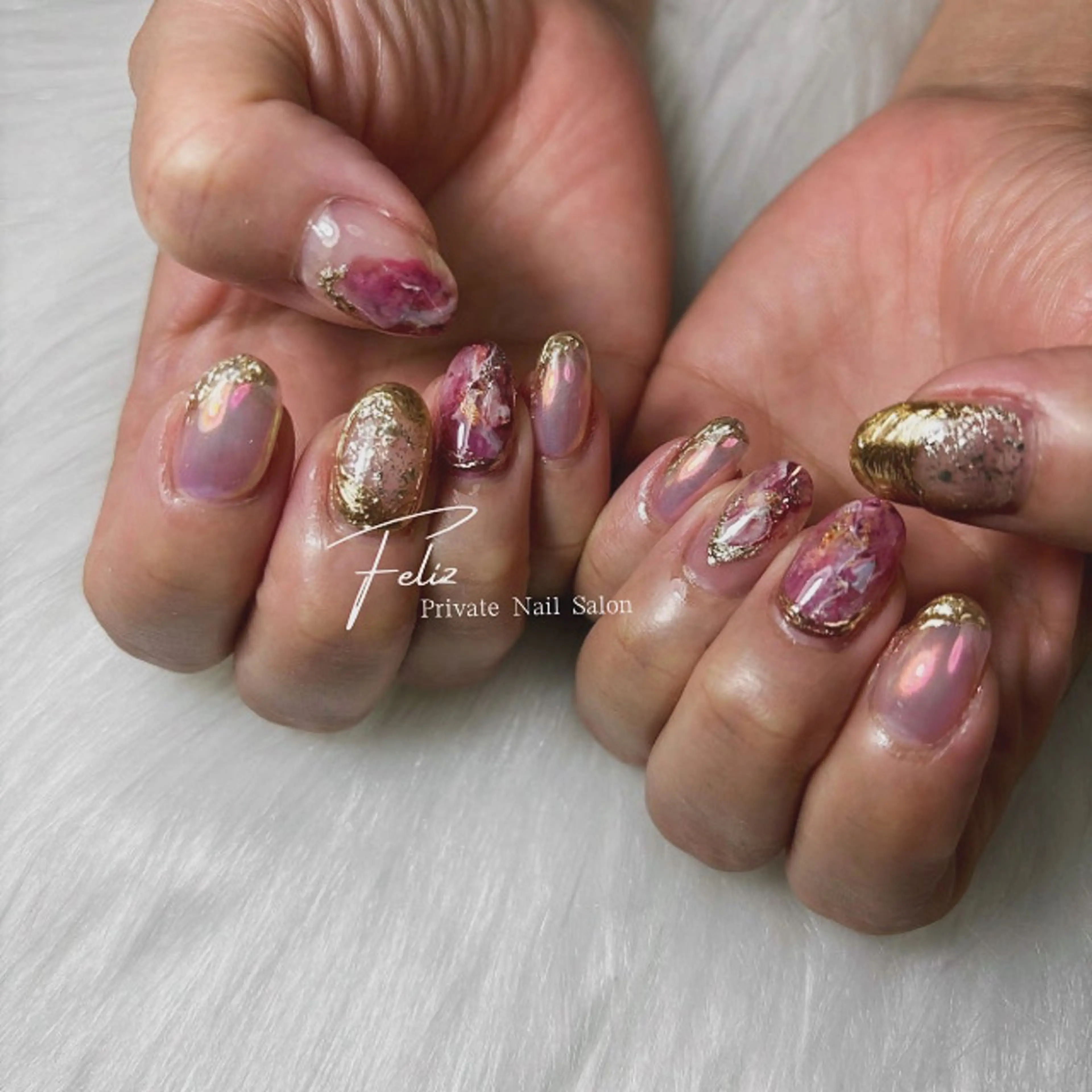 ネイル ハンドネイル ハンドケア Feliz 楽しいネイルサロンのネイルデザイン