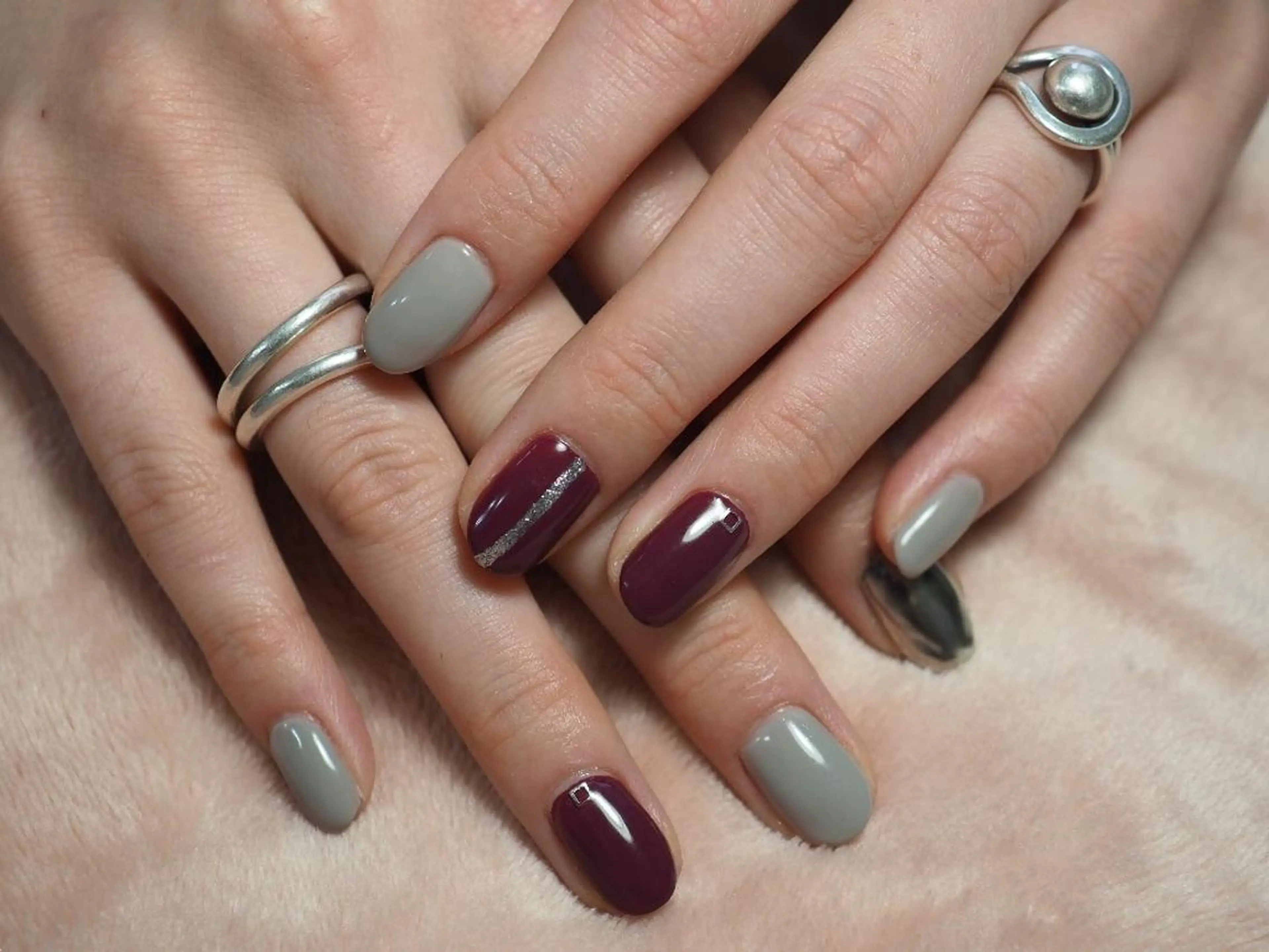 ネイル ミラーネイル Laule’a 昭島店のネイルデザイン