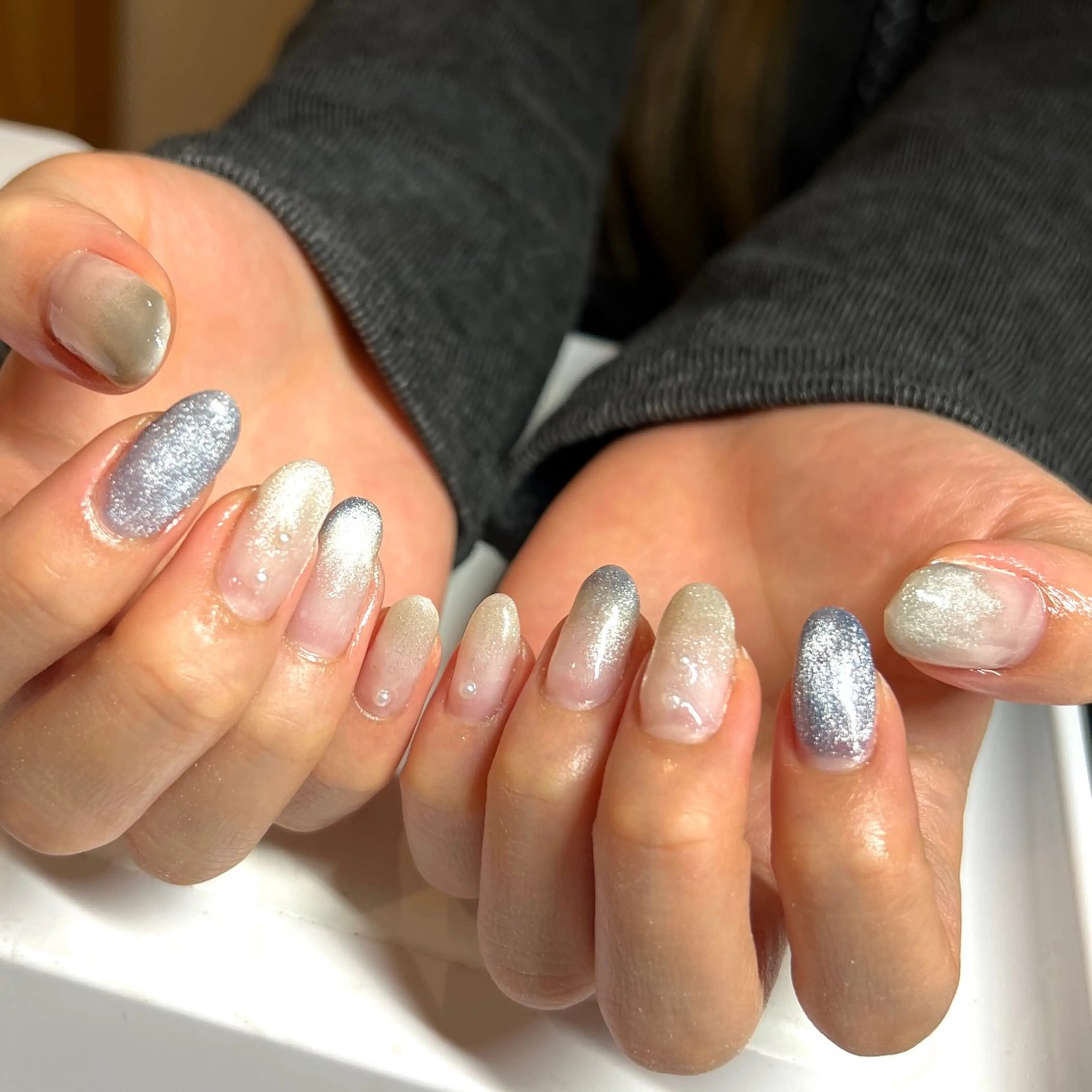 ロング ハンドネイル Nail Salon midnightのネイルデザイン