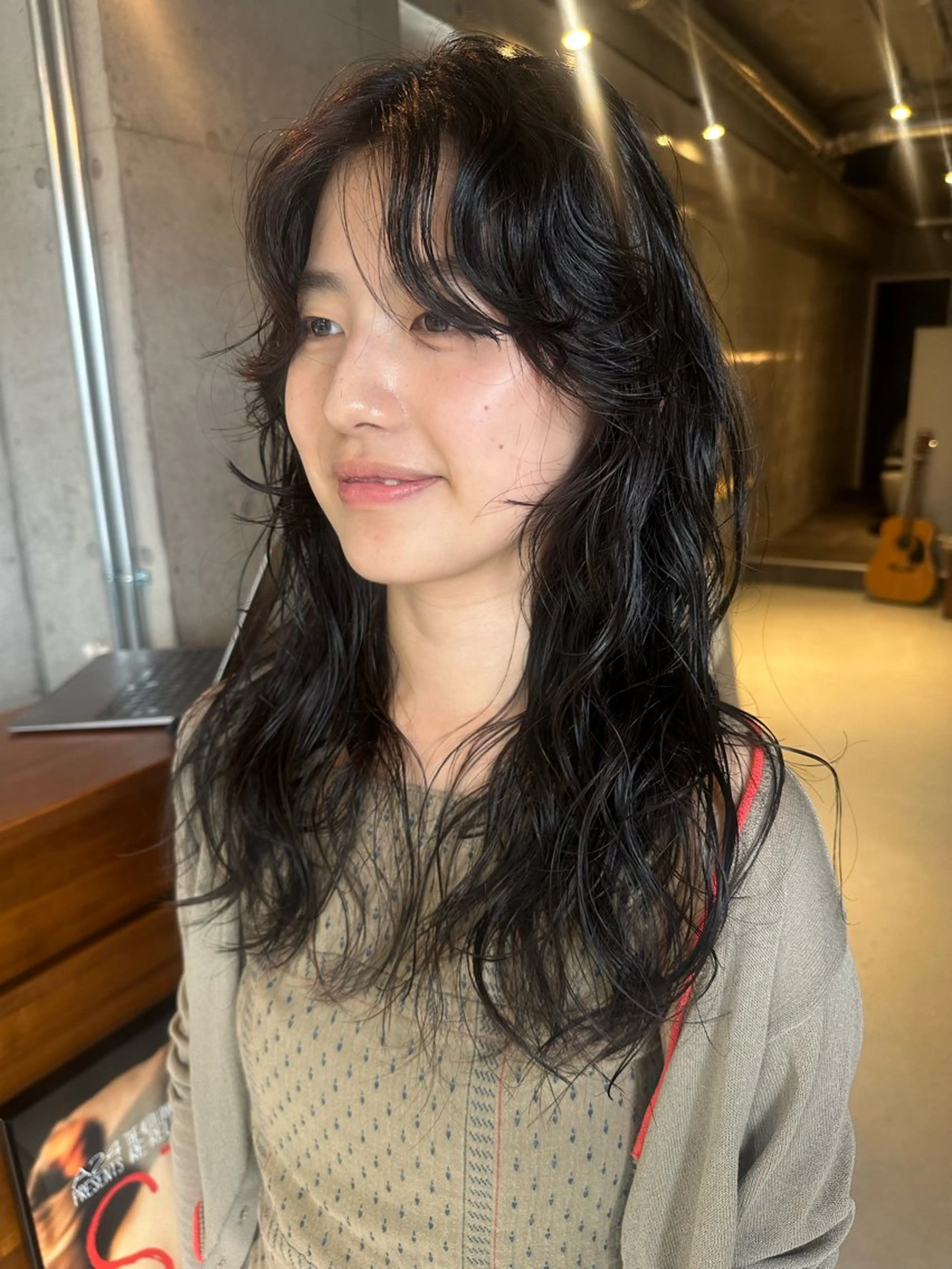 ロング カラー パーマ カット ヘアカラー パーマ トリートメント 斎藤祐樹 /レイヤー/パーマのヘアスタイル