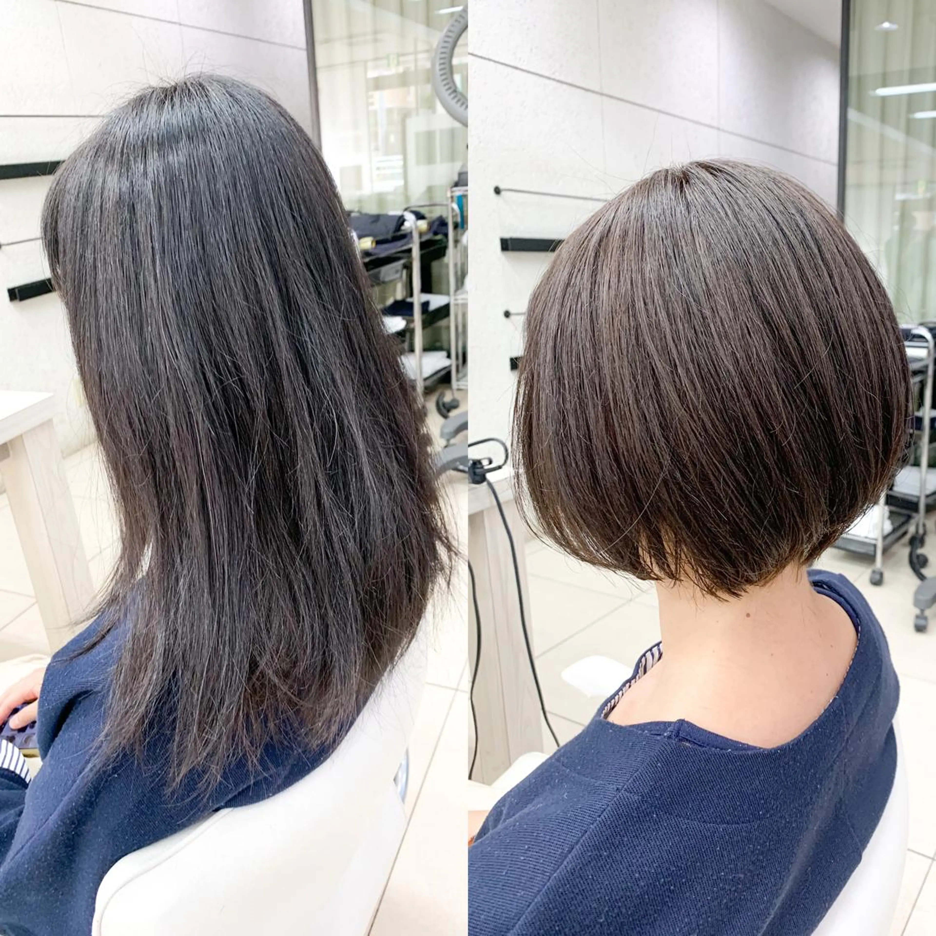 ショート カラー ブラウンカラー カット ヘアカラー トリートメント ✂︎レディース のメンズカット屋さんのヘアスタイル