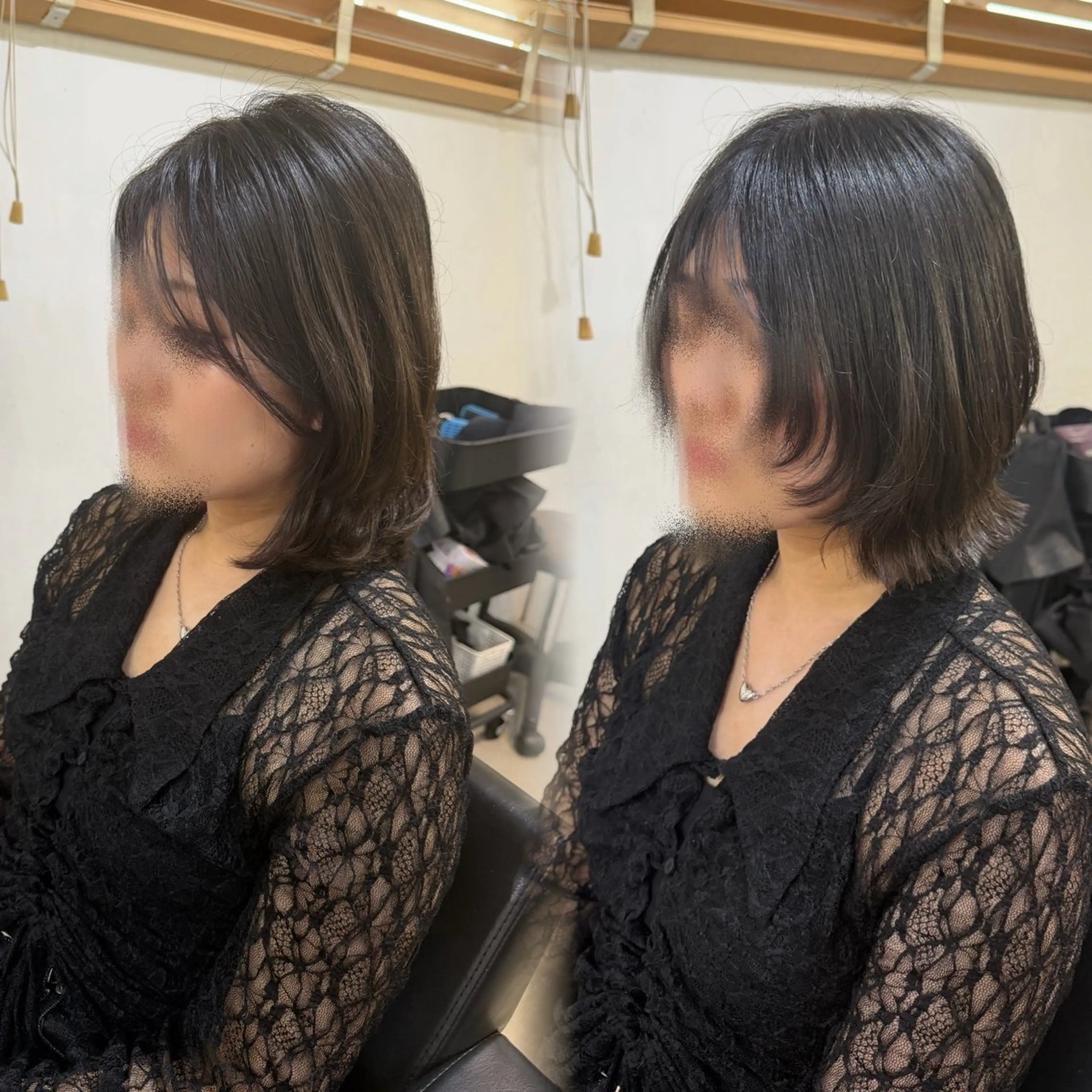 ショート ボブ カット ボブ人気No,1✨ TAME副店長のヘアスタイル