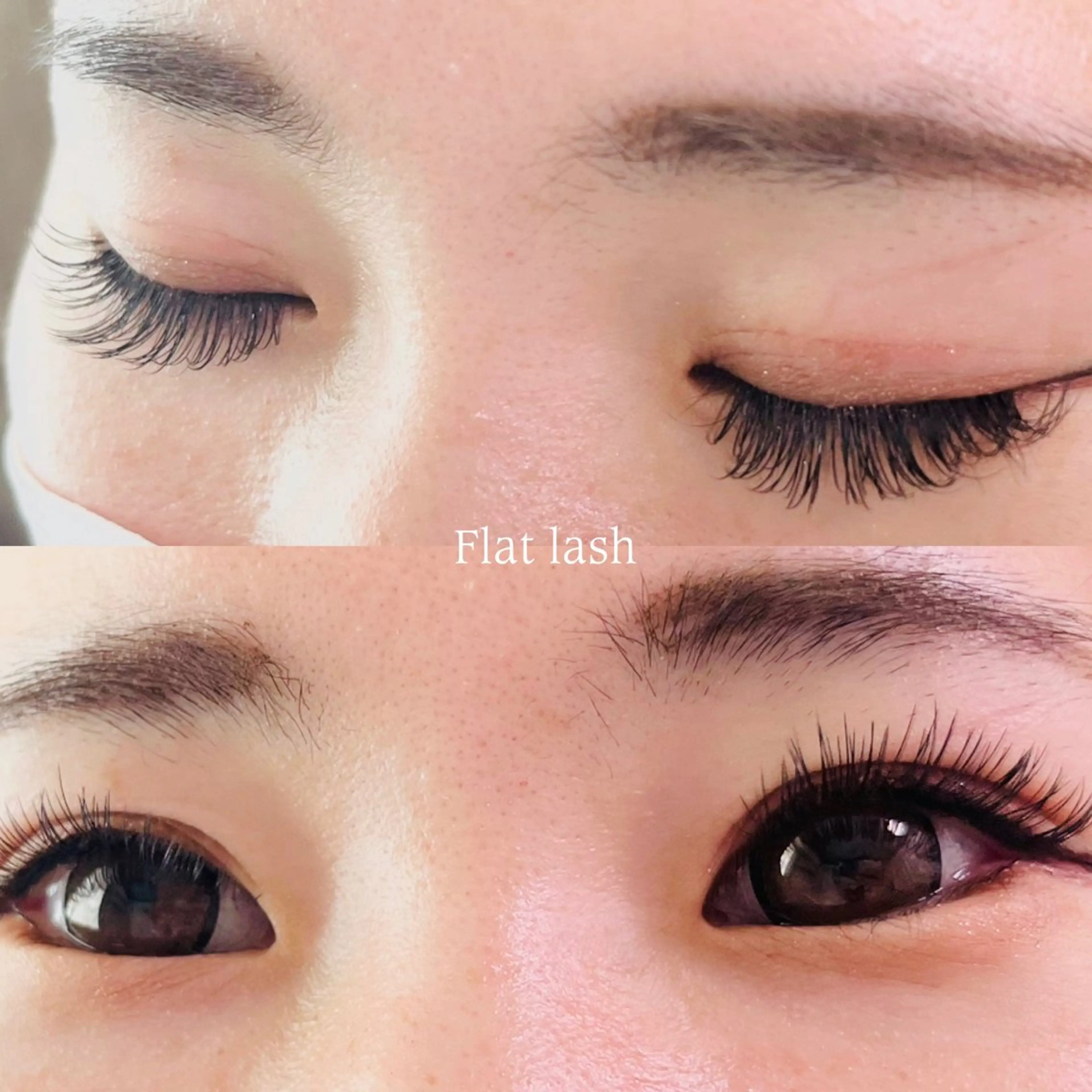 マツエク・マツパ Cカール フラットラッシュ HERA 【ヘラ】のマツエク・マツパデザイン