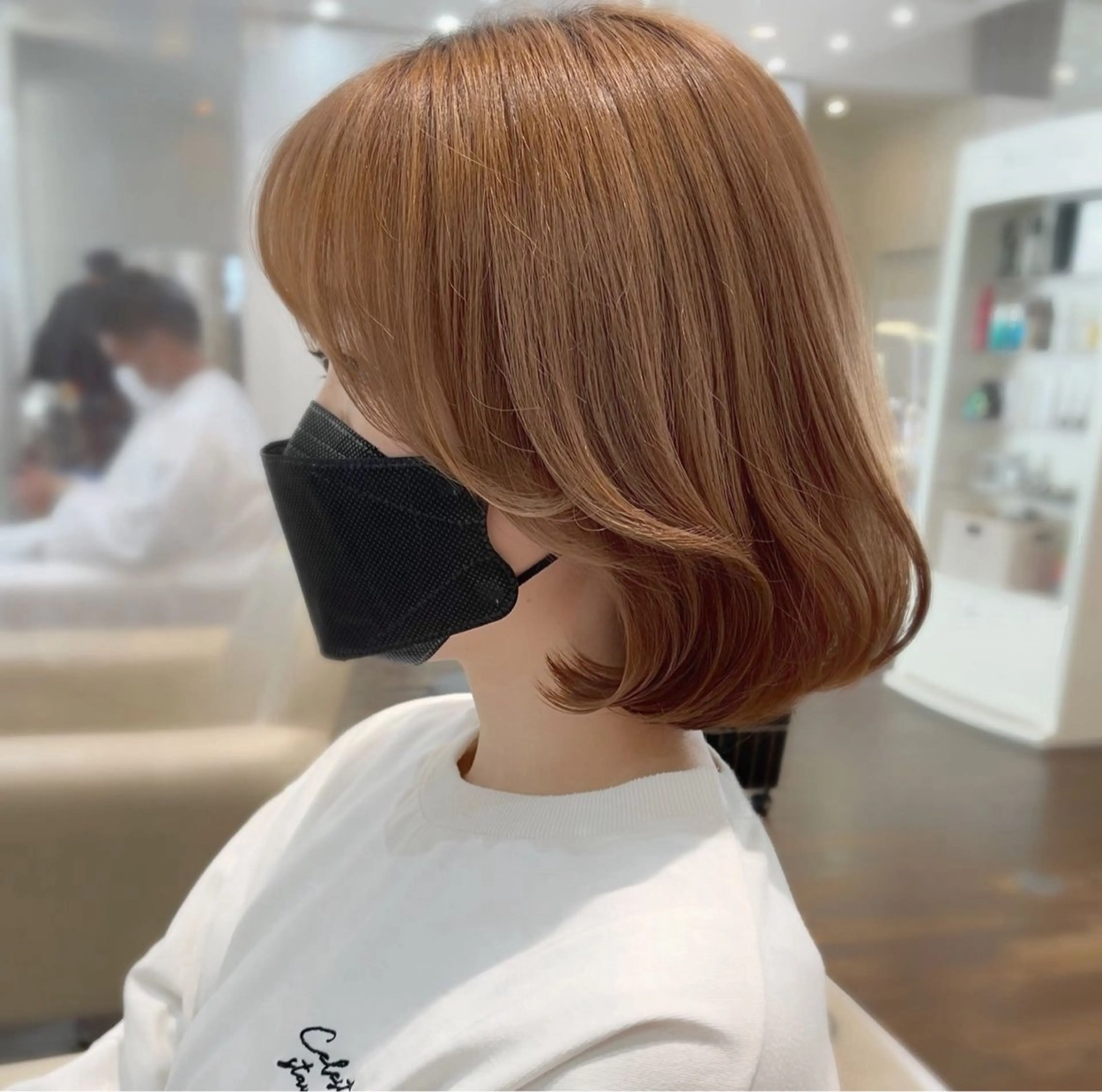 ミディアム ボブ 韓国風ヘア 梅田/メンズ/ AYATOのヘアスタイル