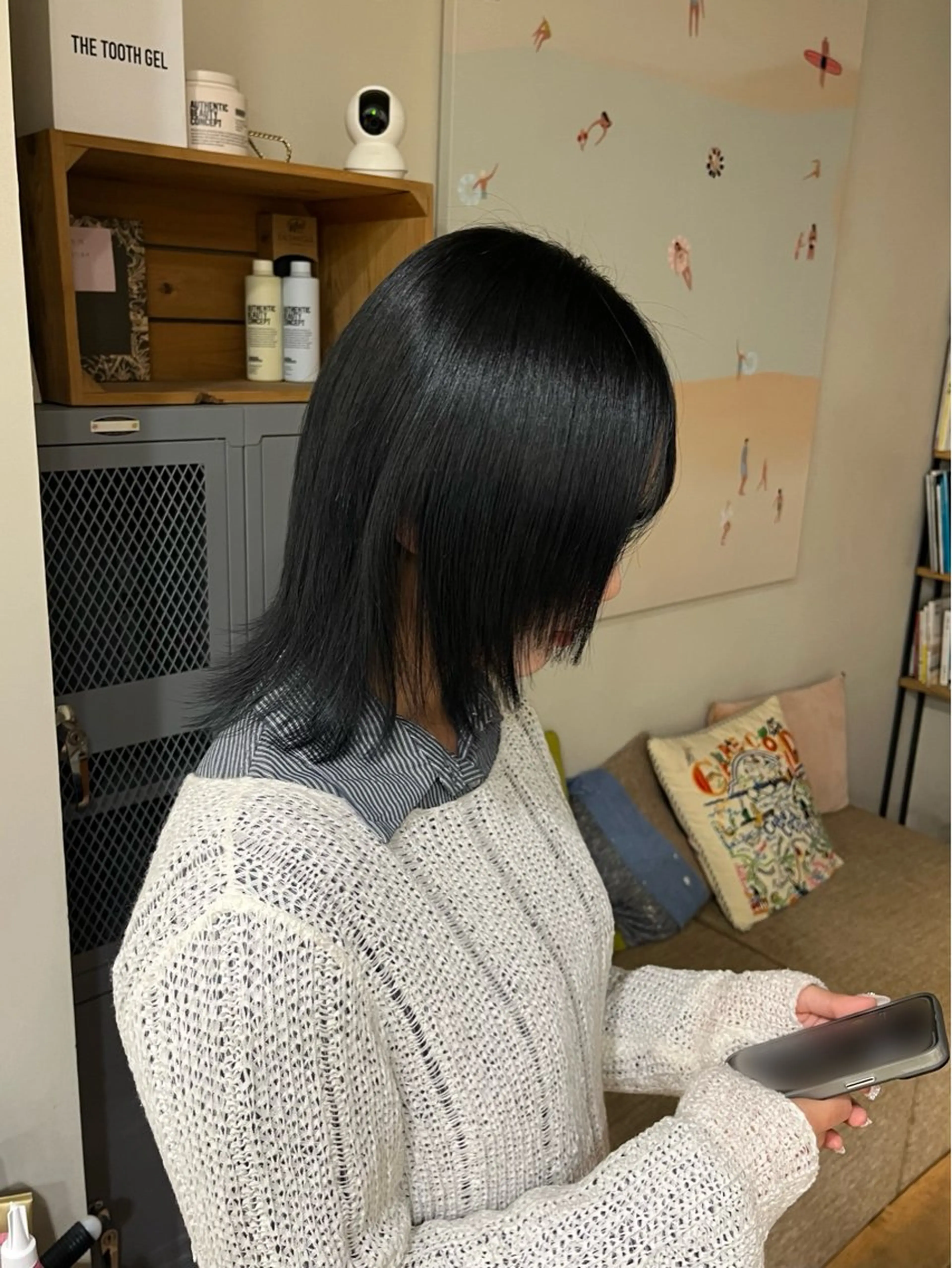 ミディアム ヘアカラー 長沢 結菜🎀のヘアスタイル