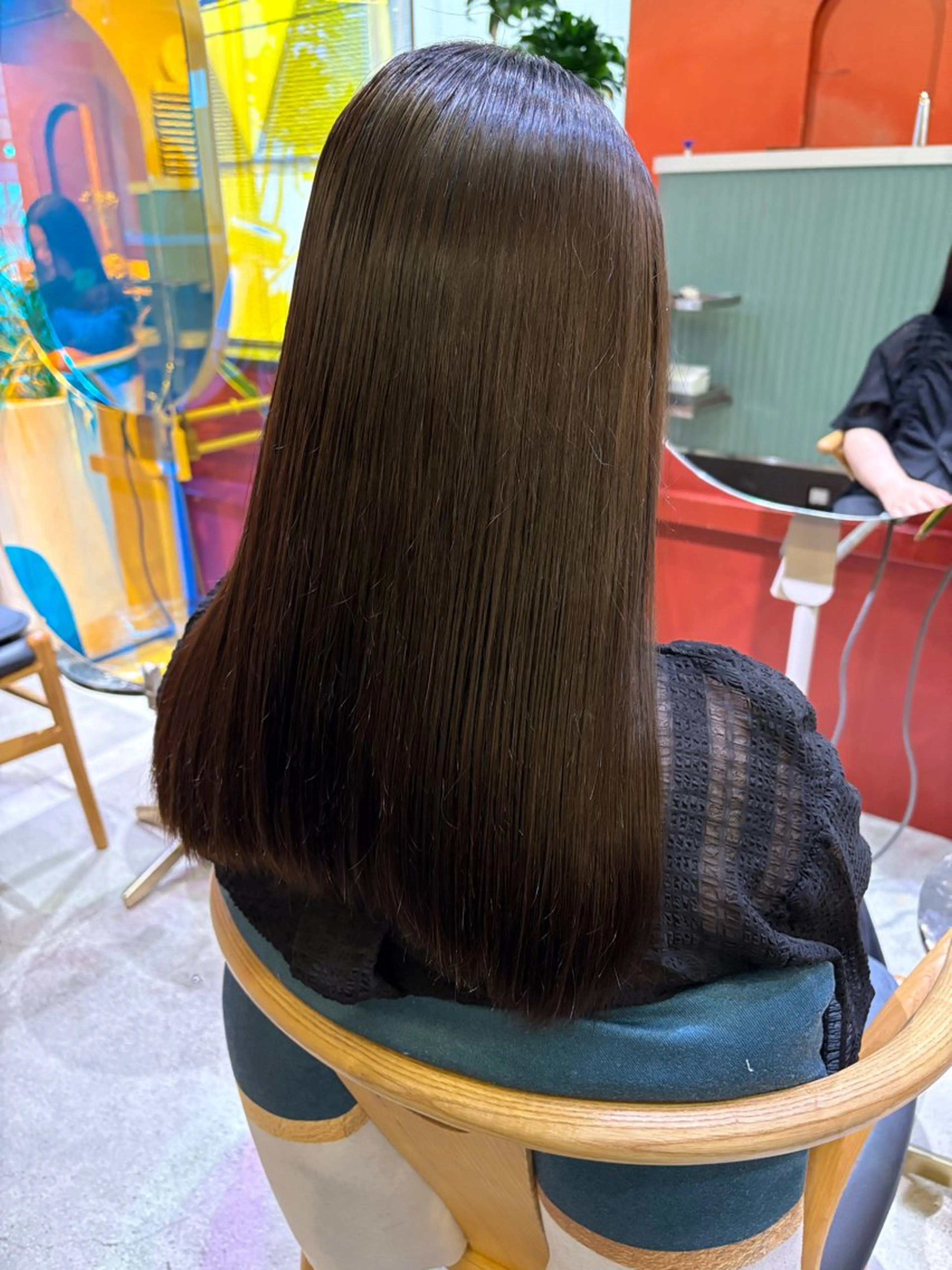 💛🌼【癖を伸ばして整える】縮毛矯正＋カット💛🌼の写真