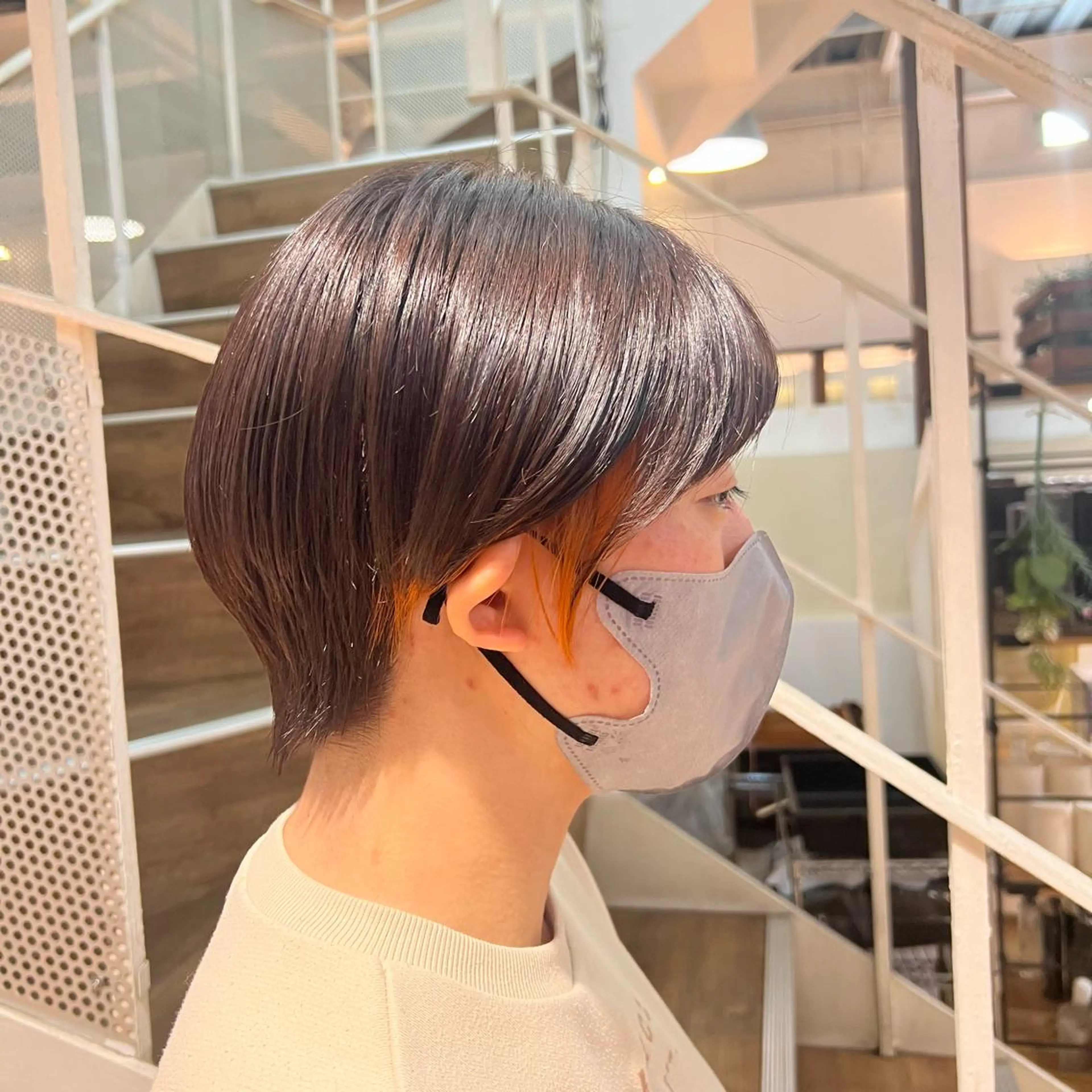 ショート カット ヘアカラー インナーカラー♡ Nanakoのヘアスタイル