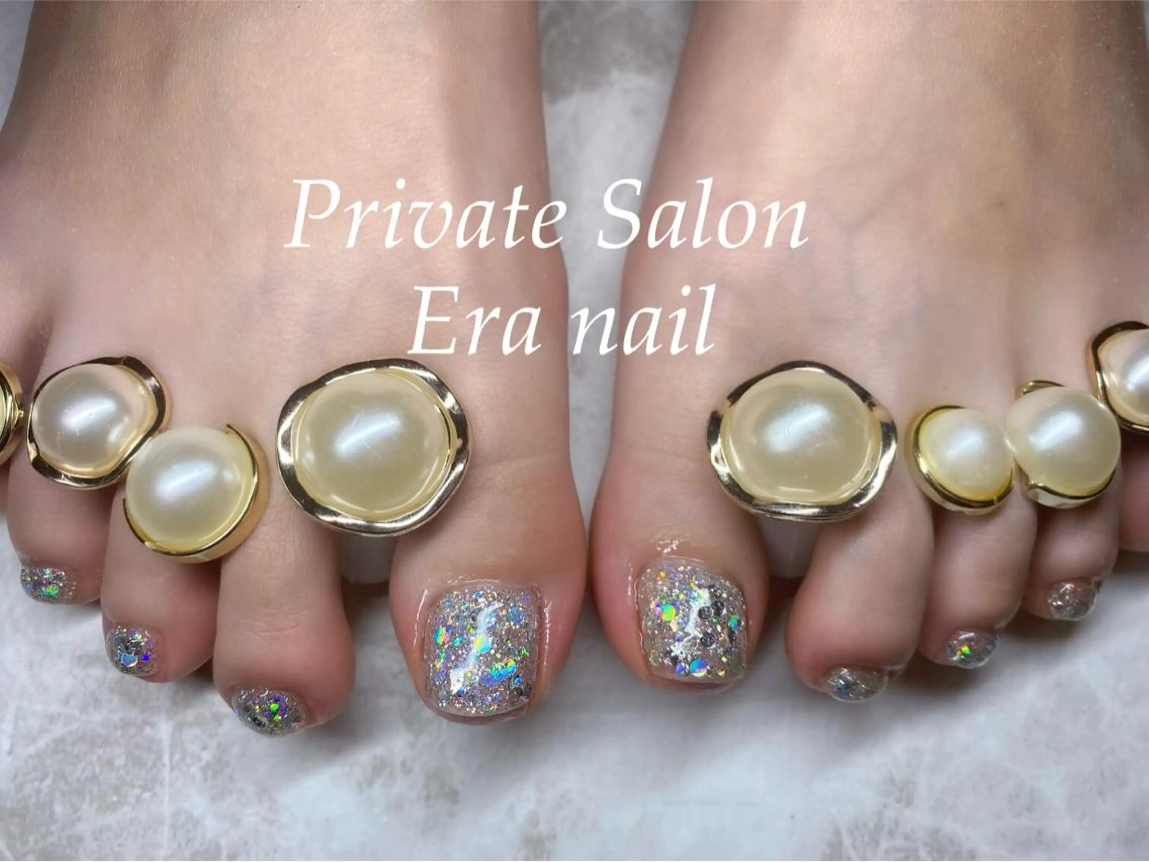 ネイル フットネイル ワンカラーネイル フットネイル Era nailのネイルデザイン