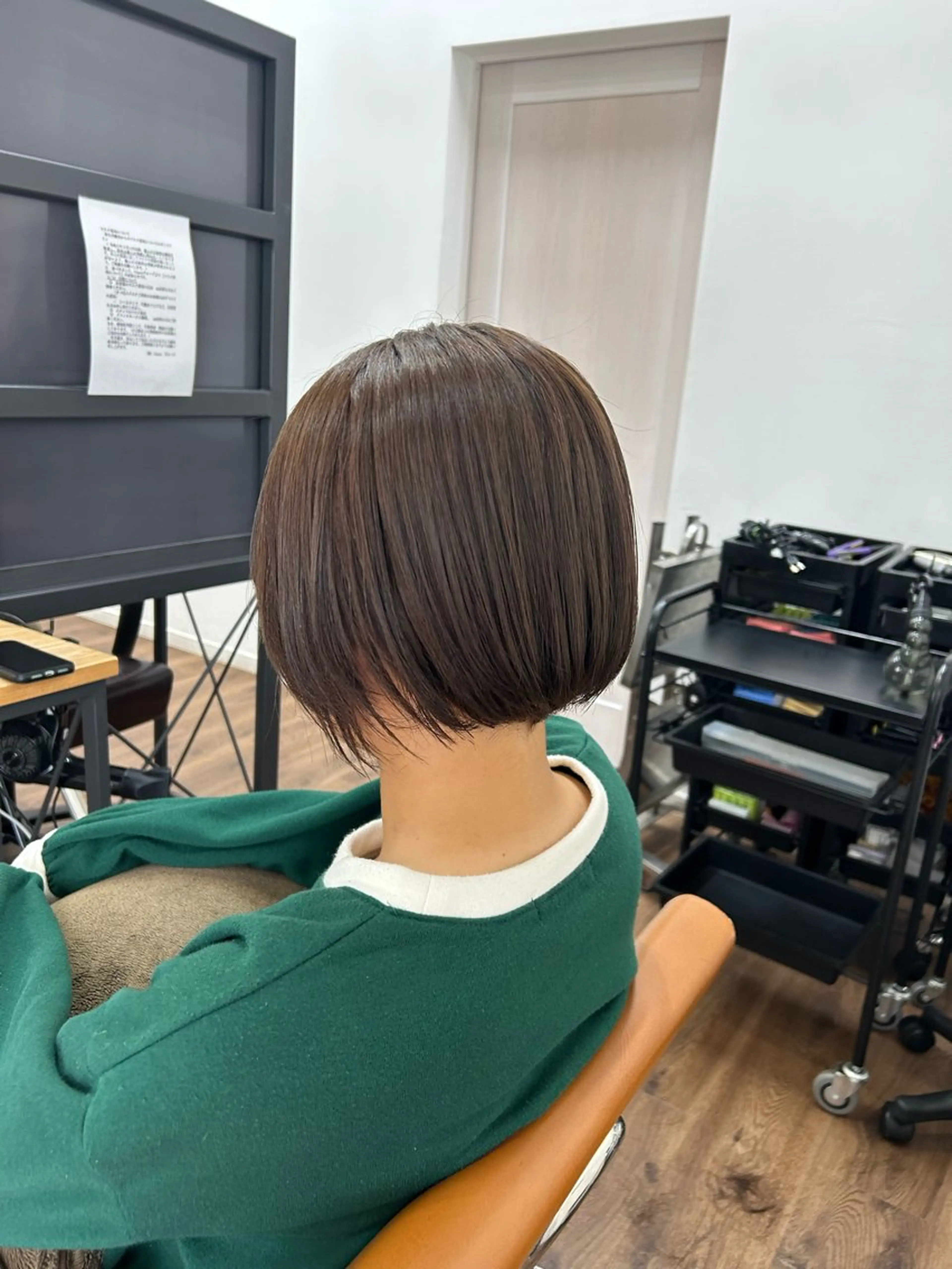 ミディアム カラー パーマ 縮毛矯正 東山 紗月のヘアスタイル