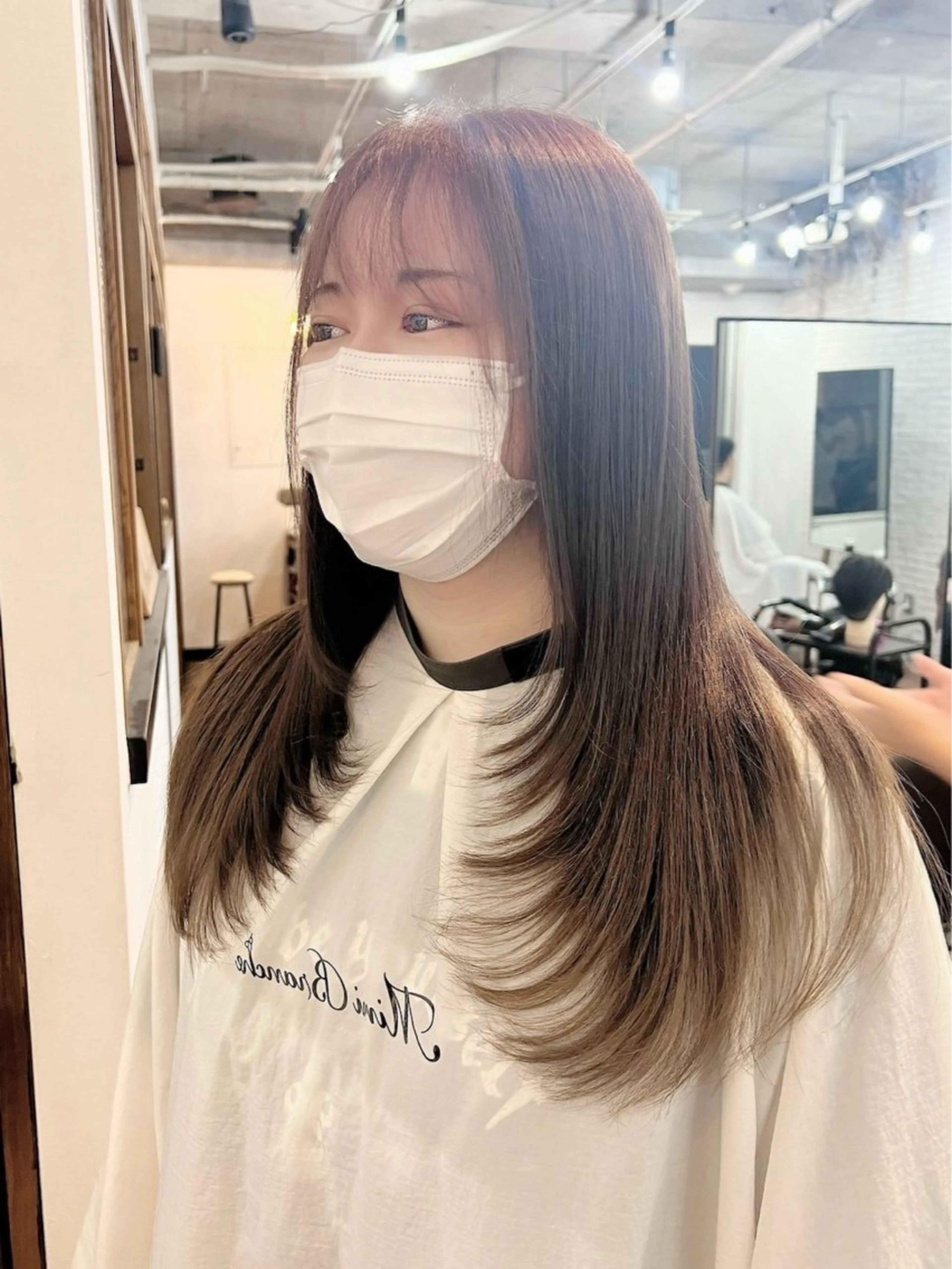 ロング 島守 美奈子のヘアスタイル