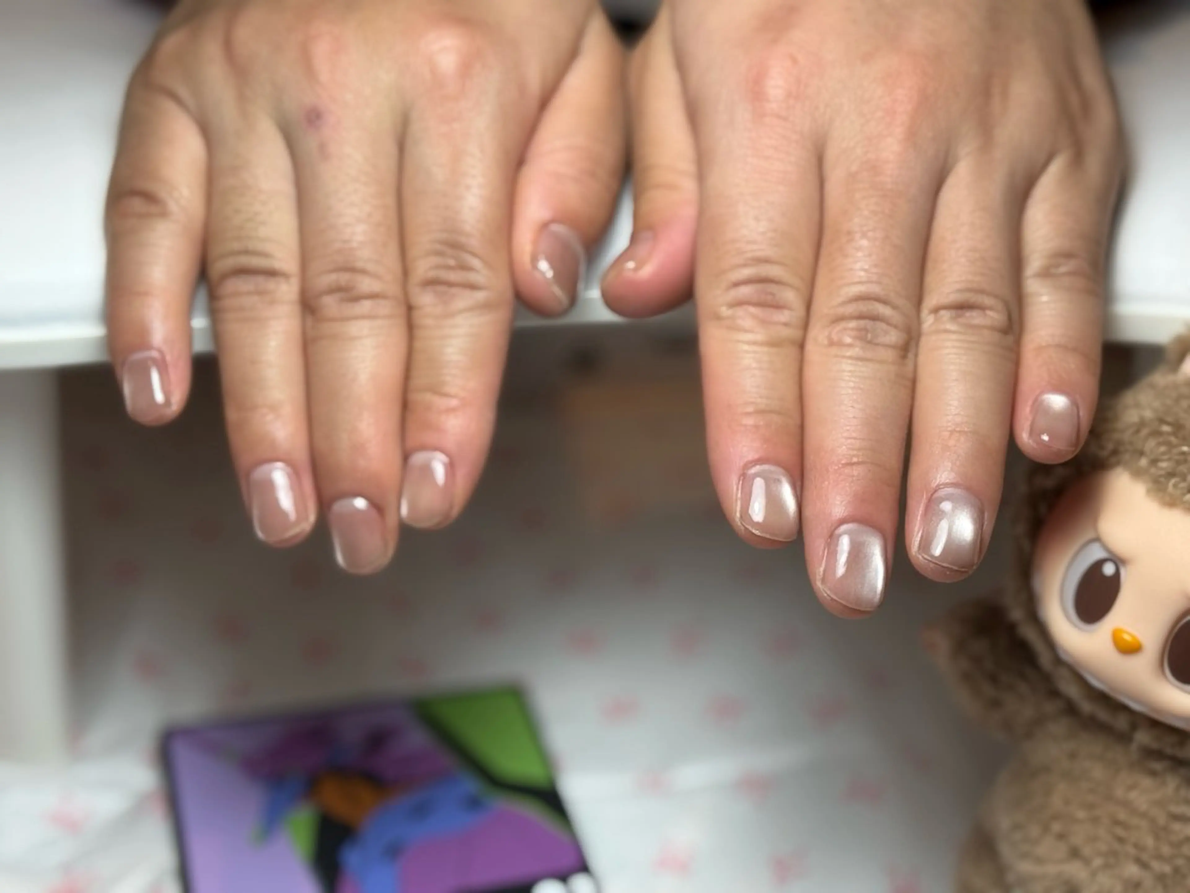 ネイル マグネットネイル メンズネイル PICA-Milky るたこのネイルデザイン