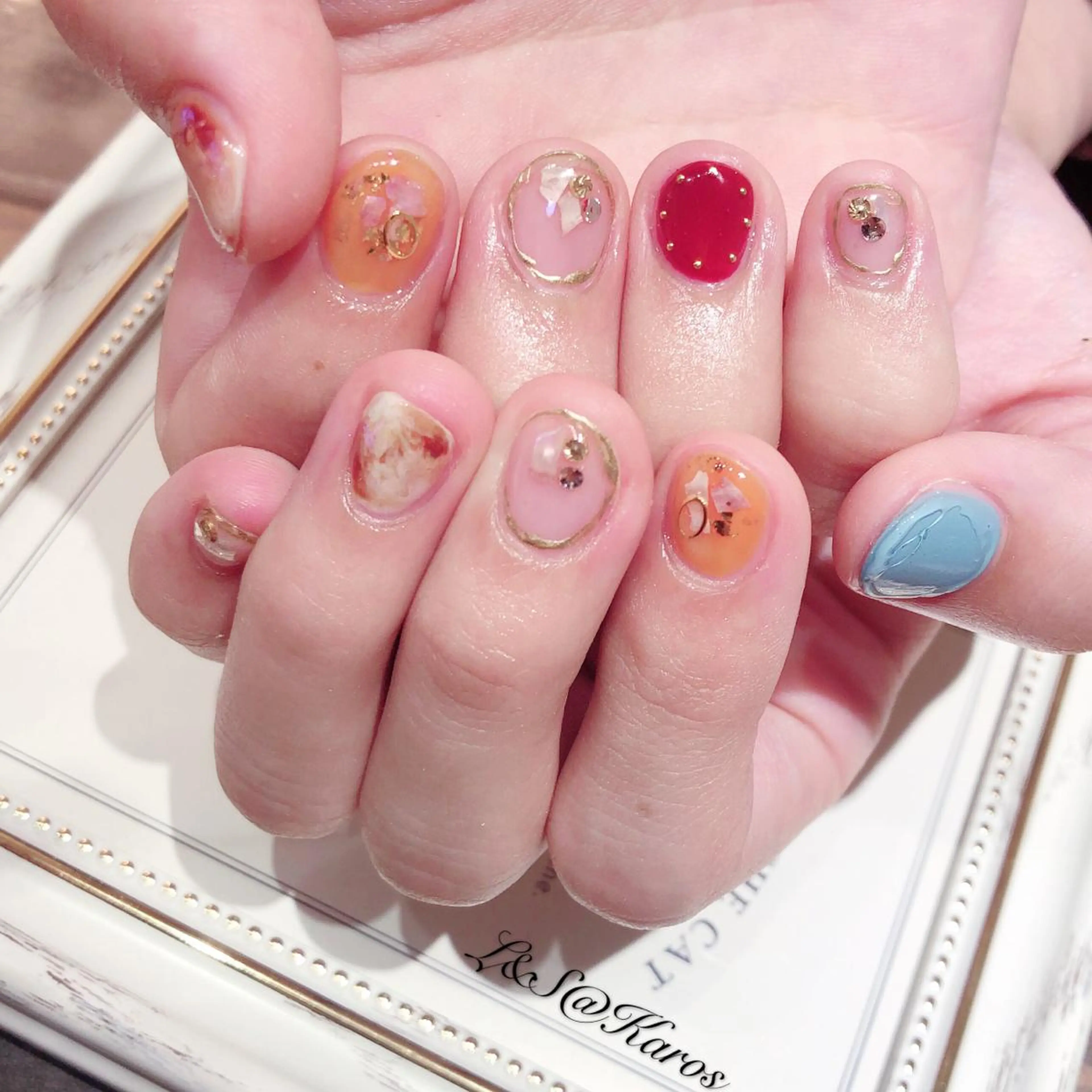 ネイル ハンドネイル L&S@ Karosのネイルデザイン