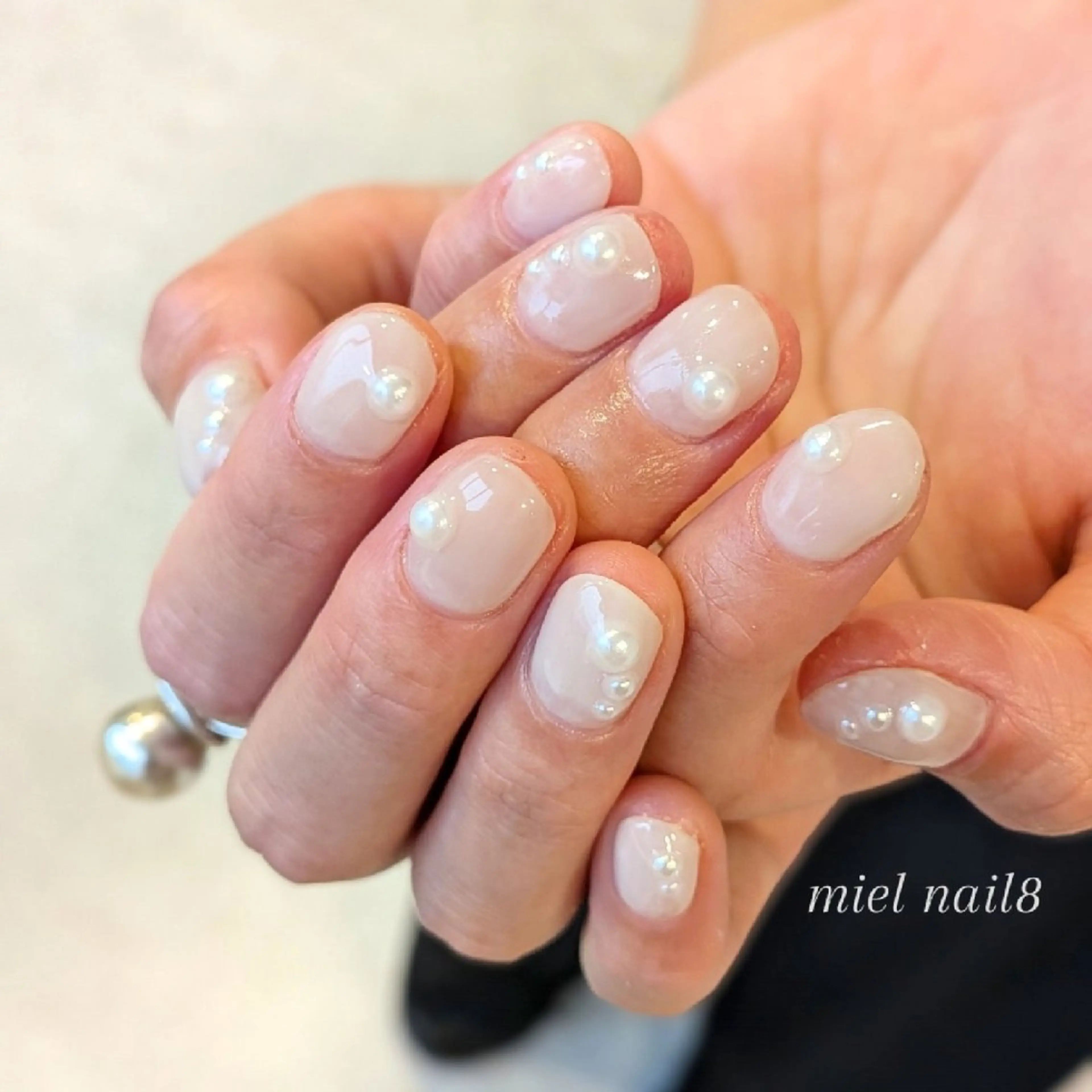 ネイル シンプルネイル miel nail mayaのネイルデザイン