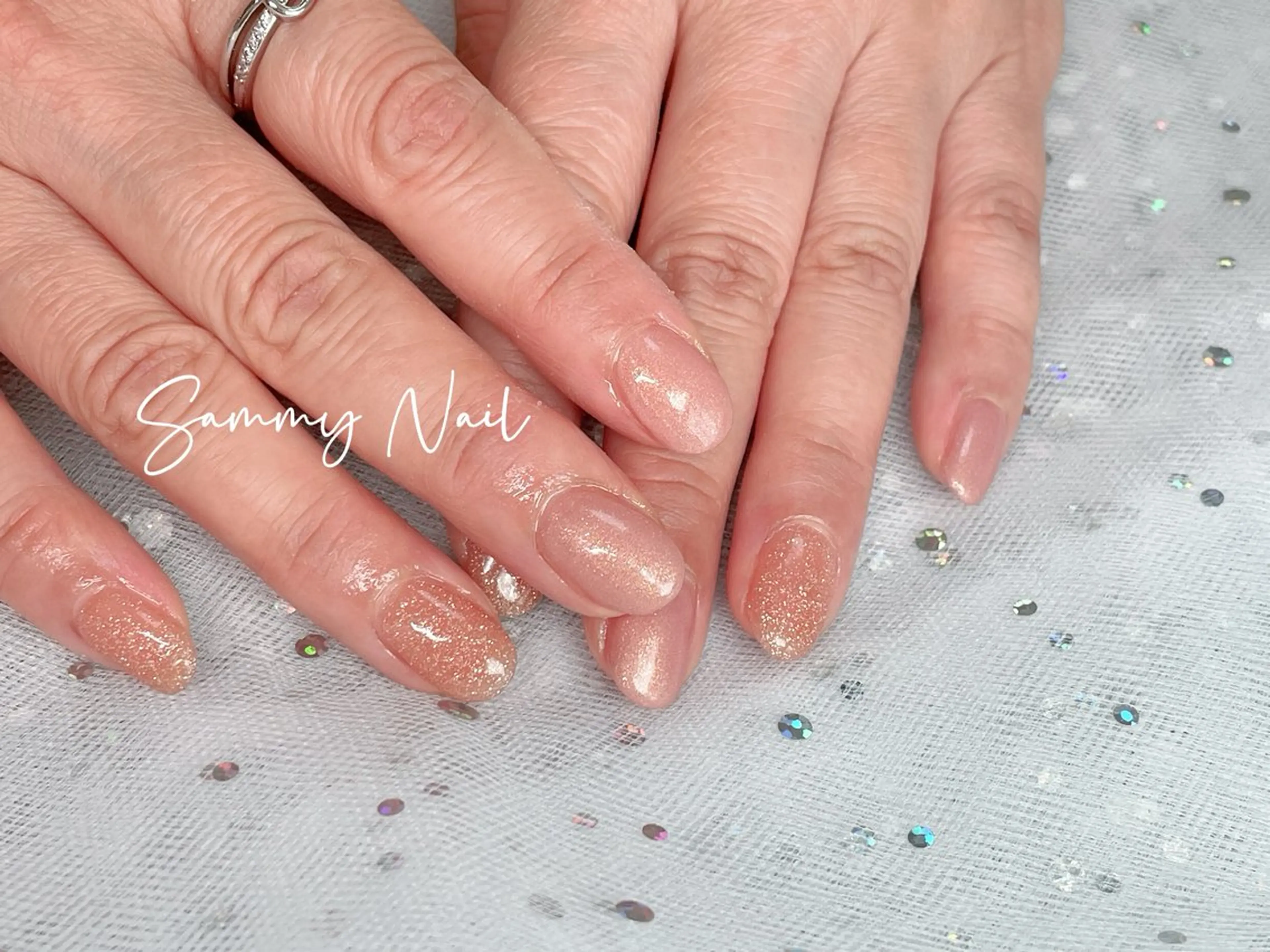 ネイル ラメ(グリッター) ハンドネイル Sammy Nailのネイルデザイン