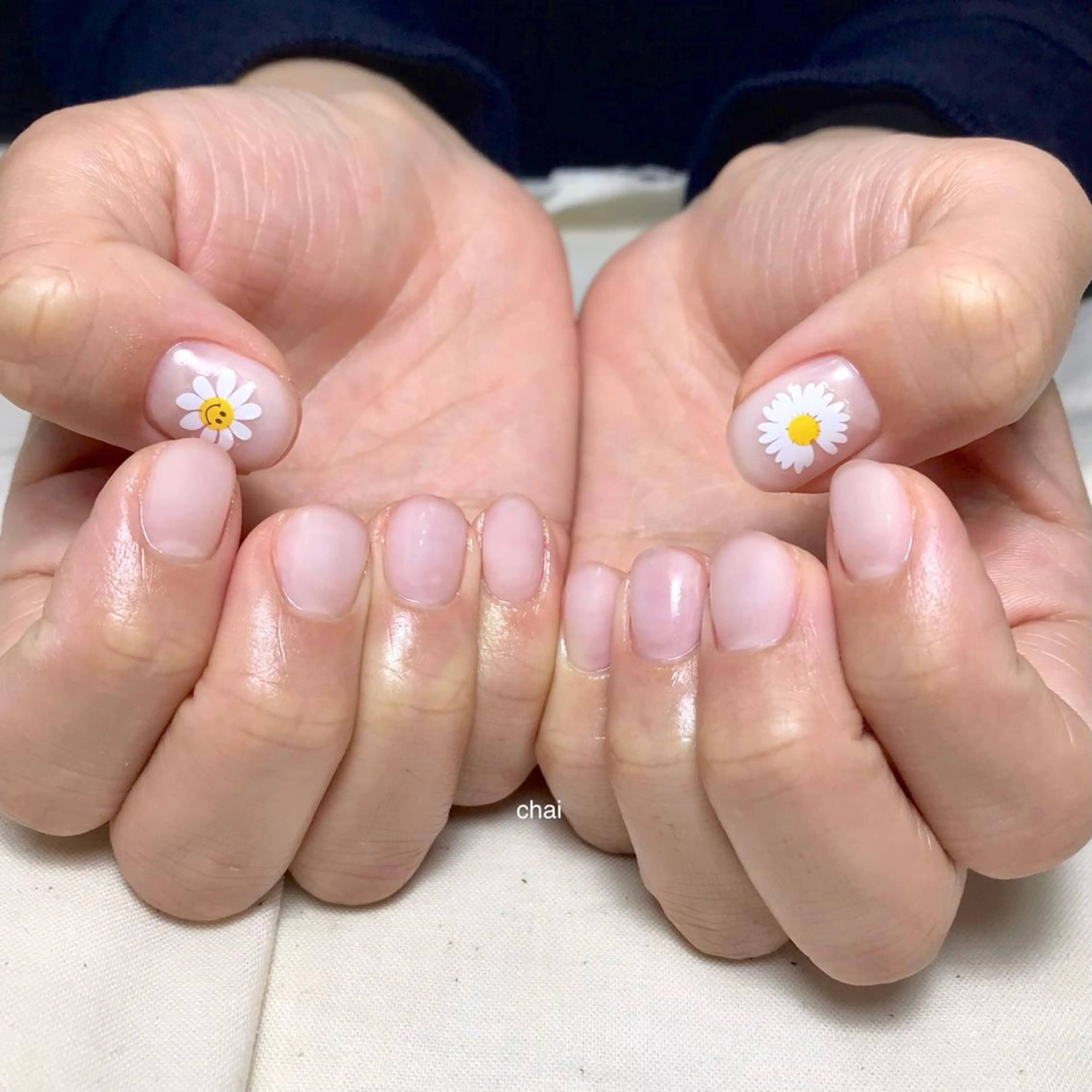 ネイル マットネイル ハンドネイル 💅chainail _aiのネイルデザイン