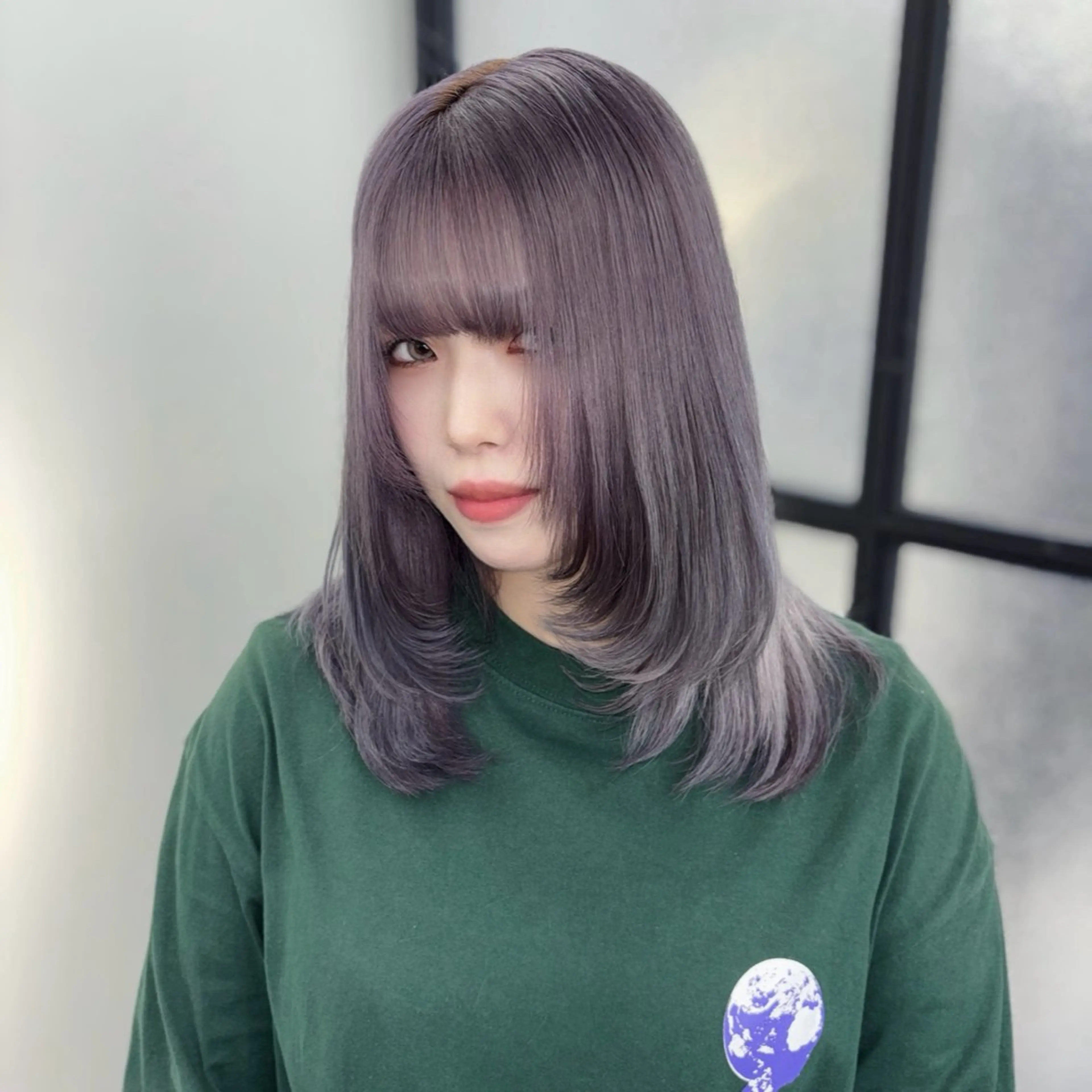 セミロング カラー ヘアカラー Ren. 🦋デザインカラーのヘアスタイル
