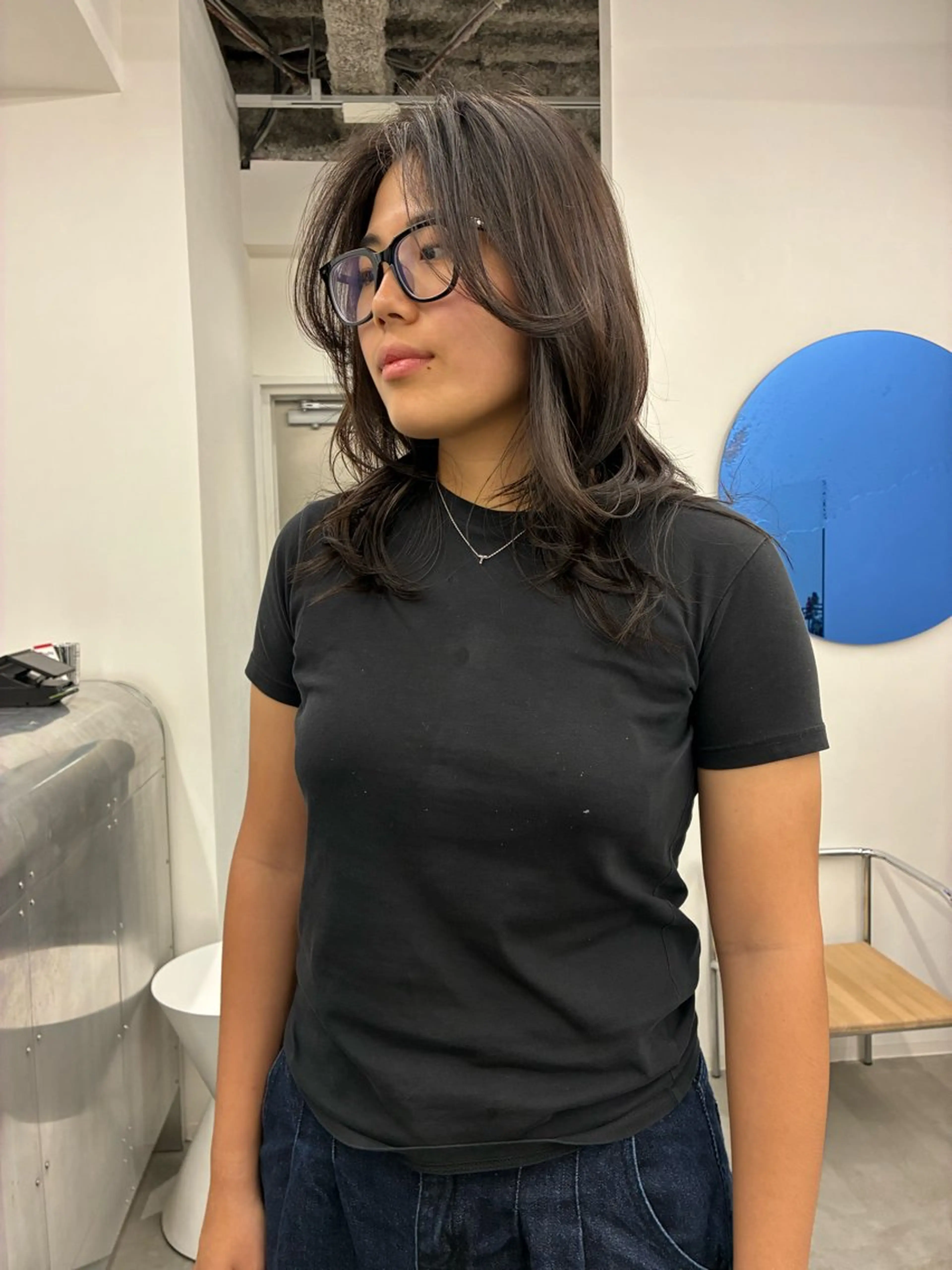 ミディアム カラー カット ヘアカラー トリートメント KEPKA ヤマグチ 天神 今泉のヘアスタイル