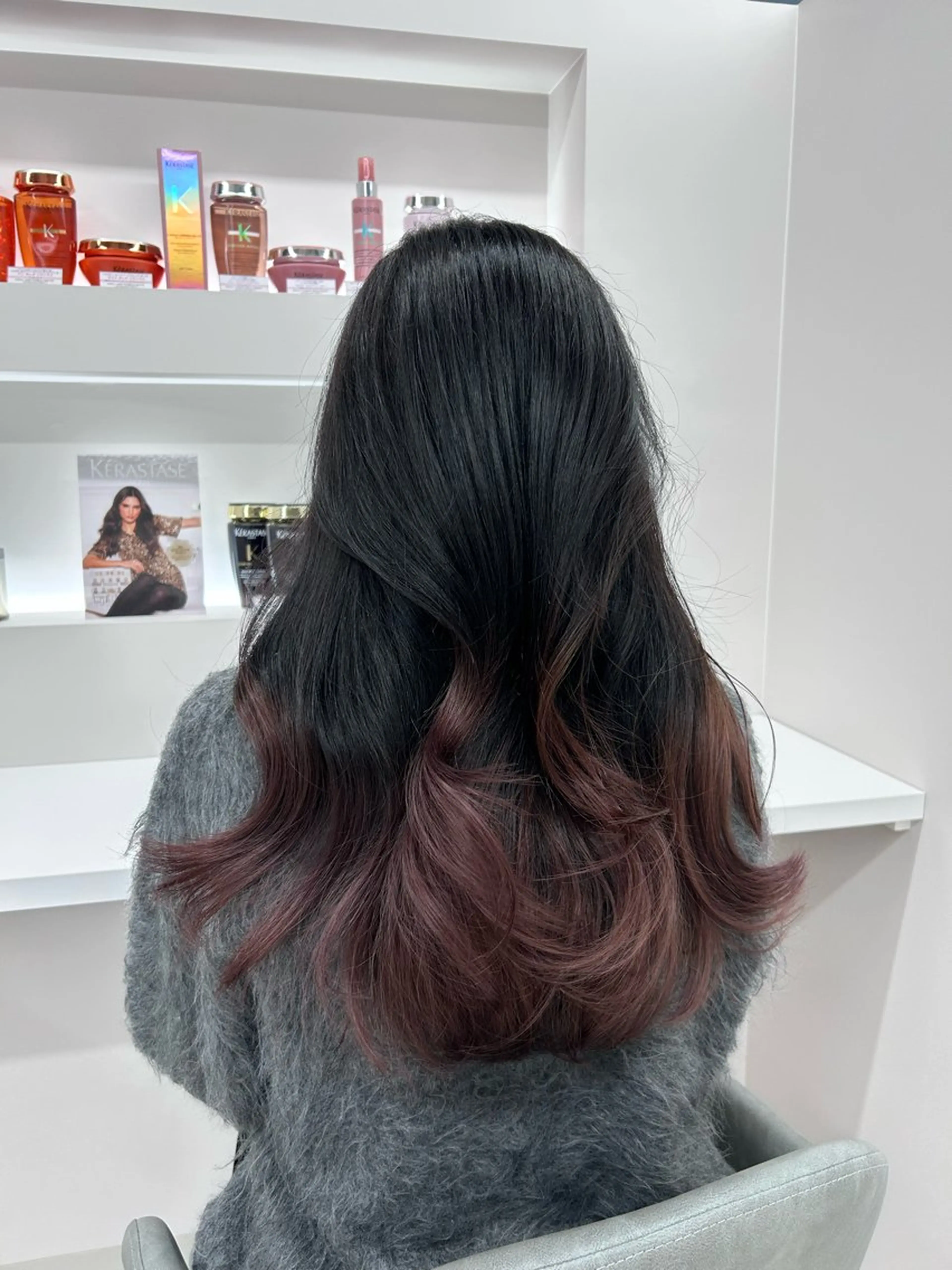 ロング カラー カット ヘアカラー カラー/エクステ 🤍ルナのヘアスタイル