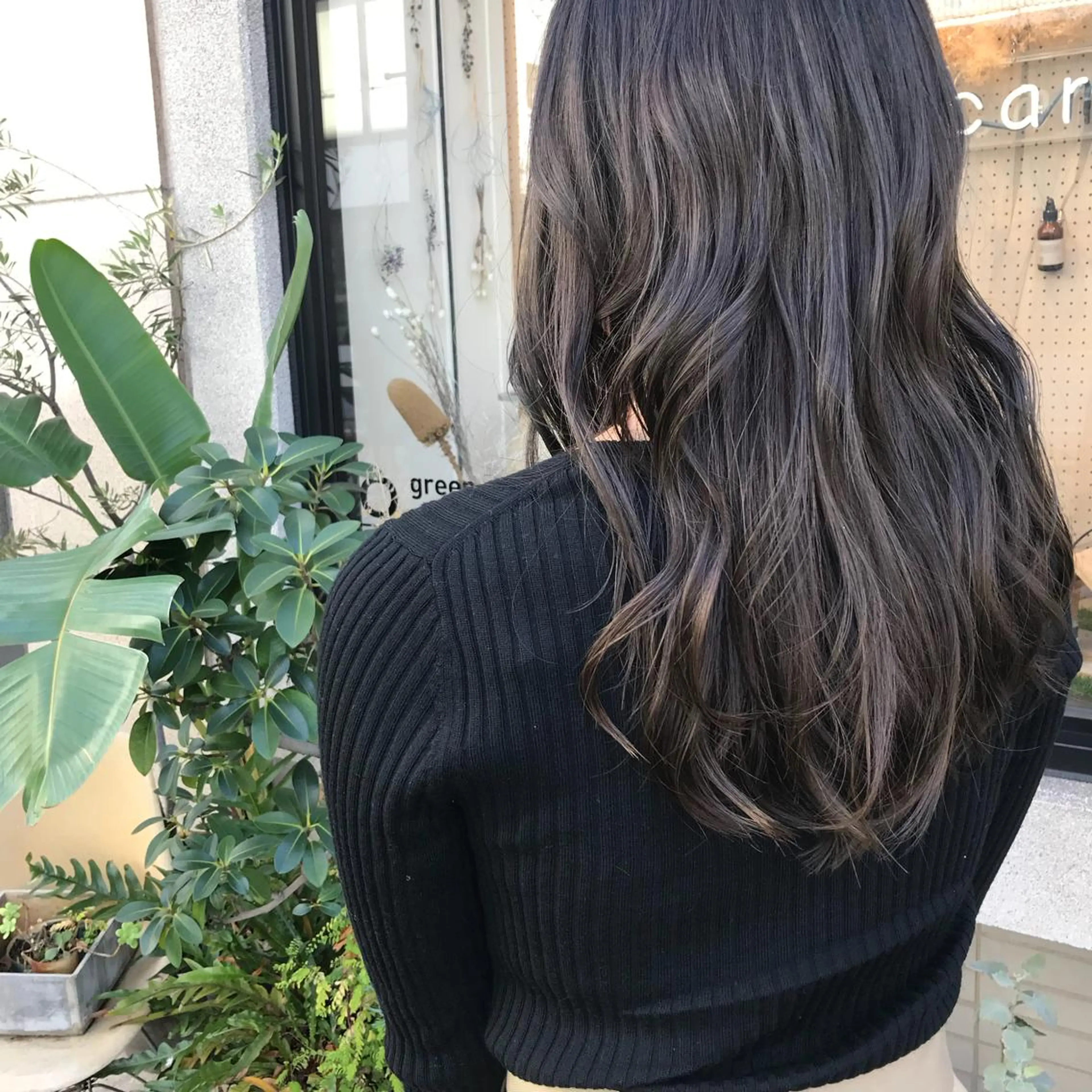 ロング カット ヘアカラー トリートメント 艶髪color💎髪 質改善ストレート大吉のヘアスタイル