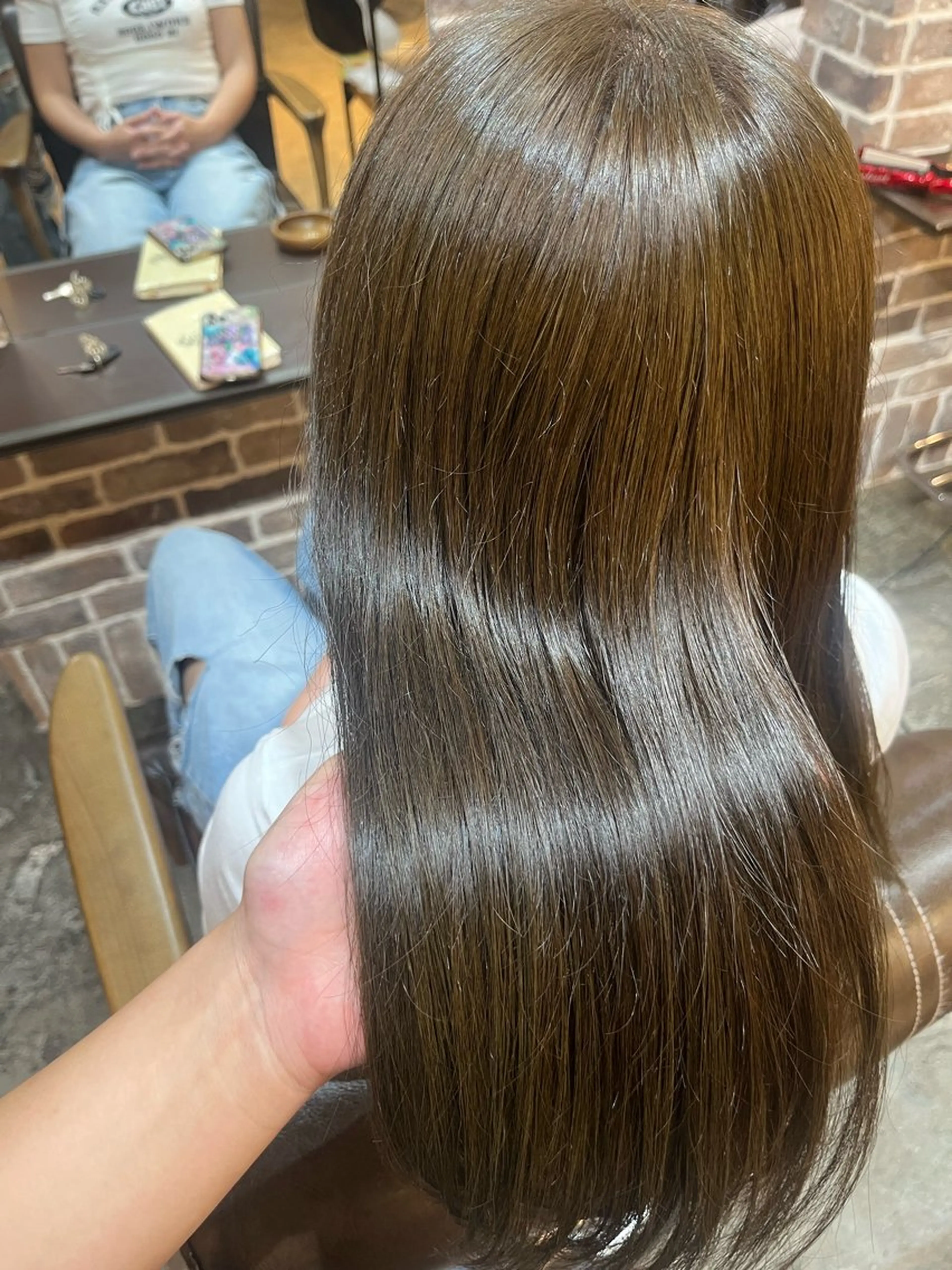 ミディアム メンズパーマ/縮毛 矯正/徳田真緒のヘアスタイル