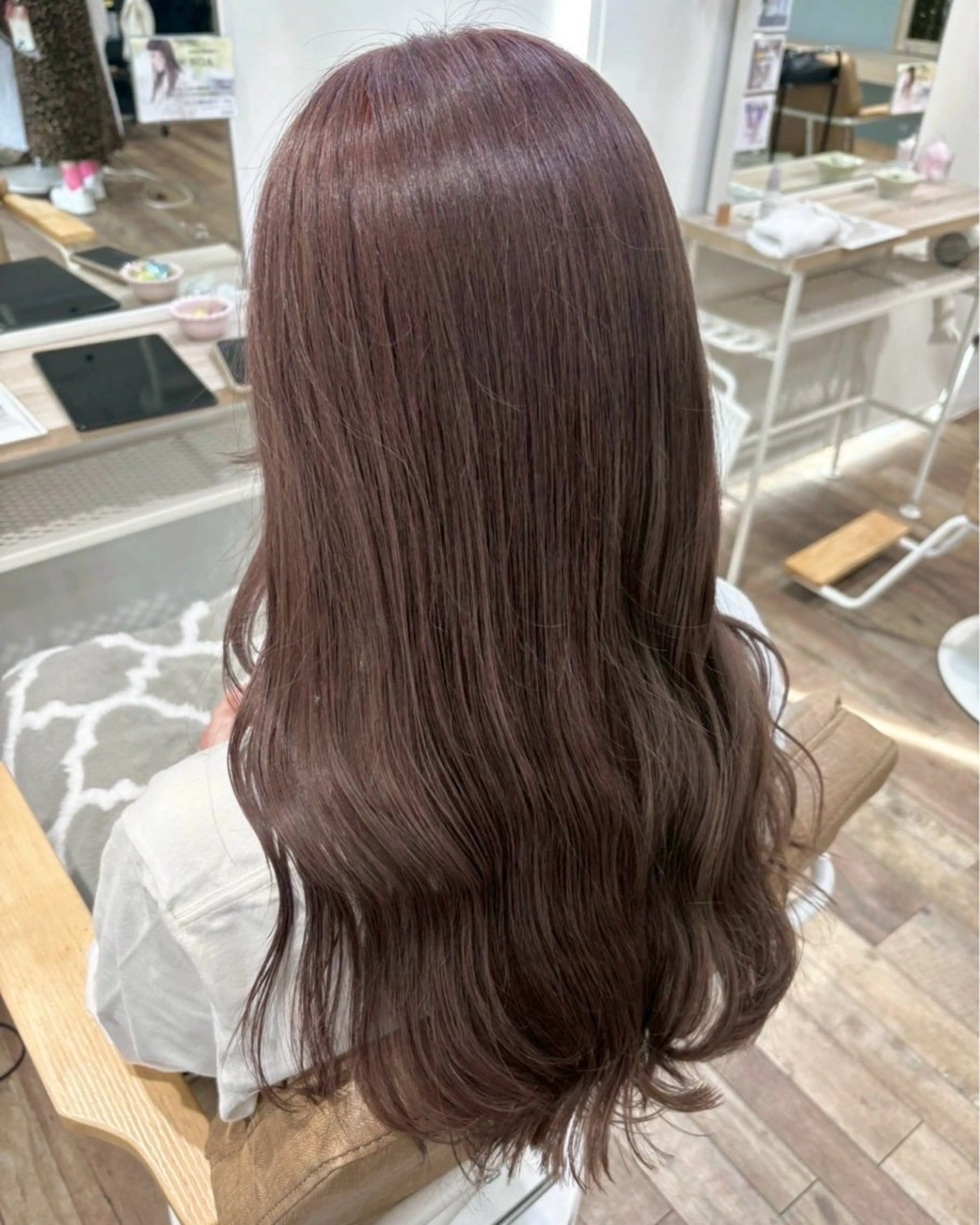 ロング カラー カット ヘアカラー トリートメント ブラウンカラー 🫧tomoka🫧のヘアスタイル