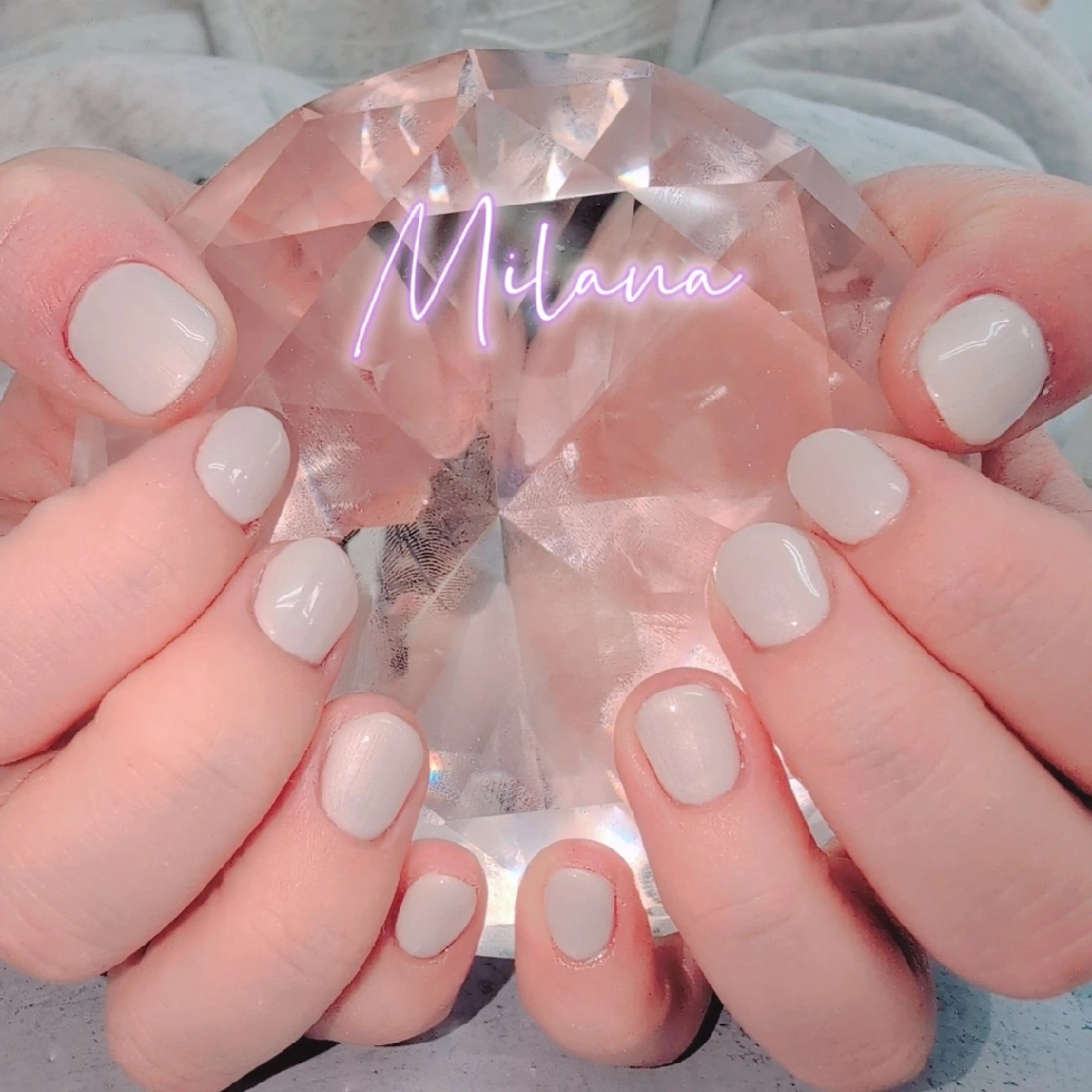 ネイル ワンカラーネイル ハンドネイル Milana 川瀬のネイルデザイン